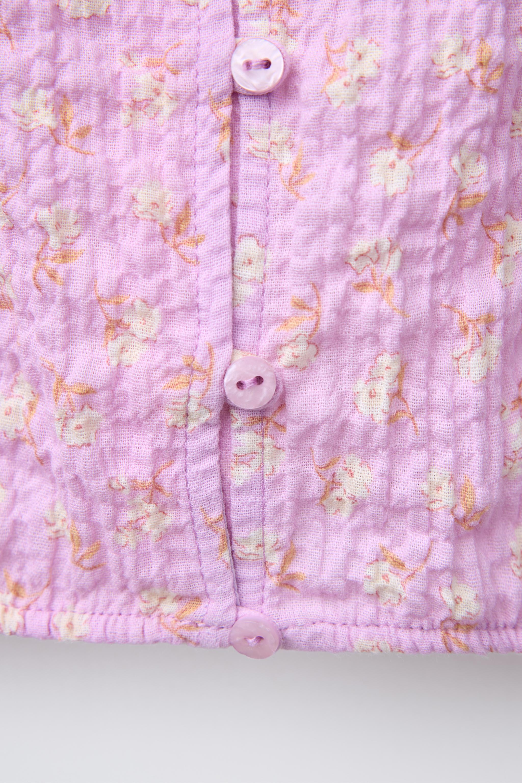 TEXTURED FLORAL SHIRT