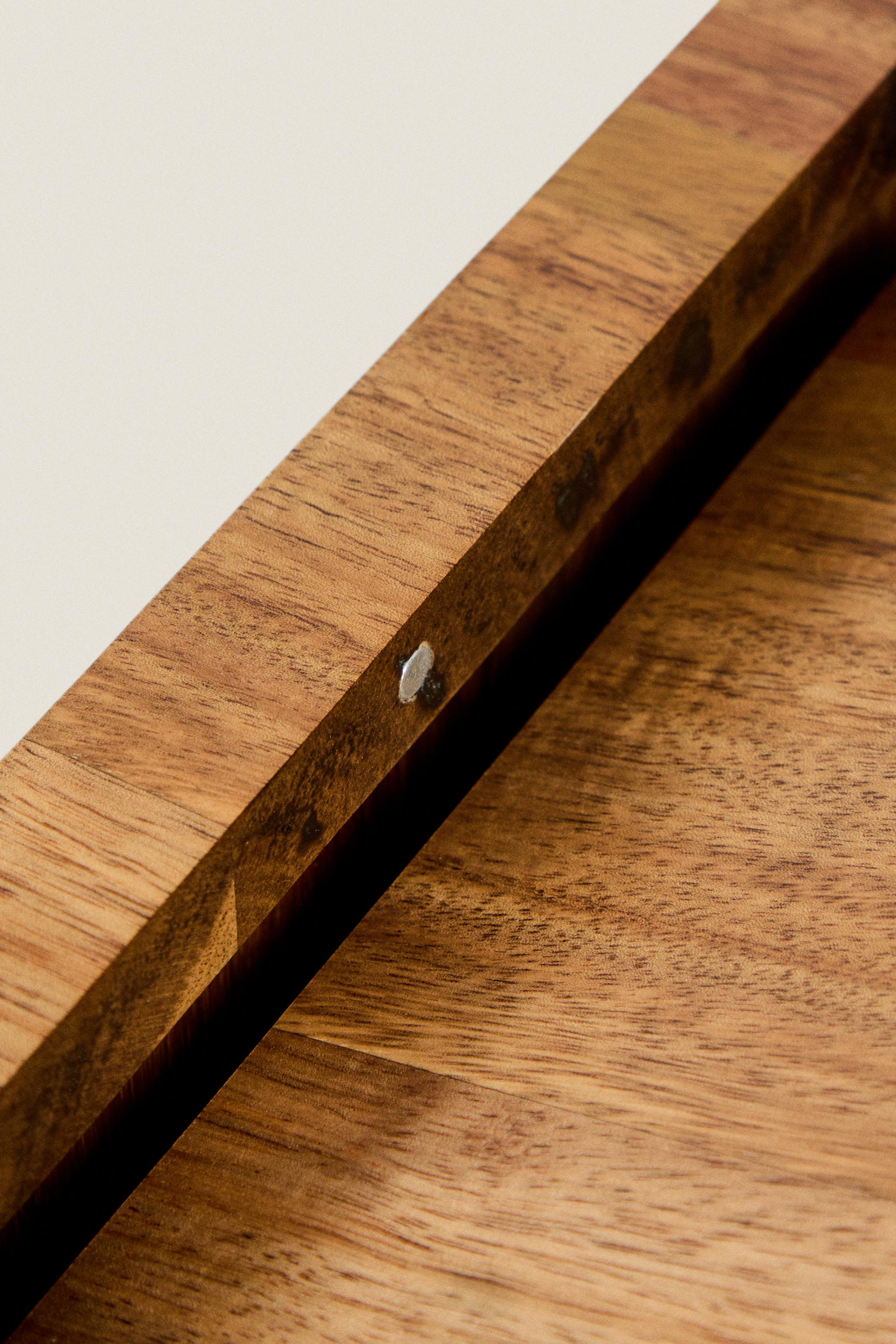 LARGE WOODEN SQUARE BATHROOM TRASH CAN