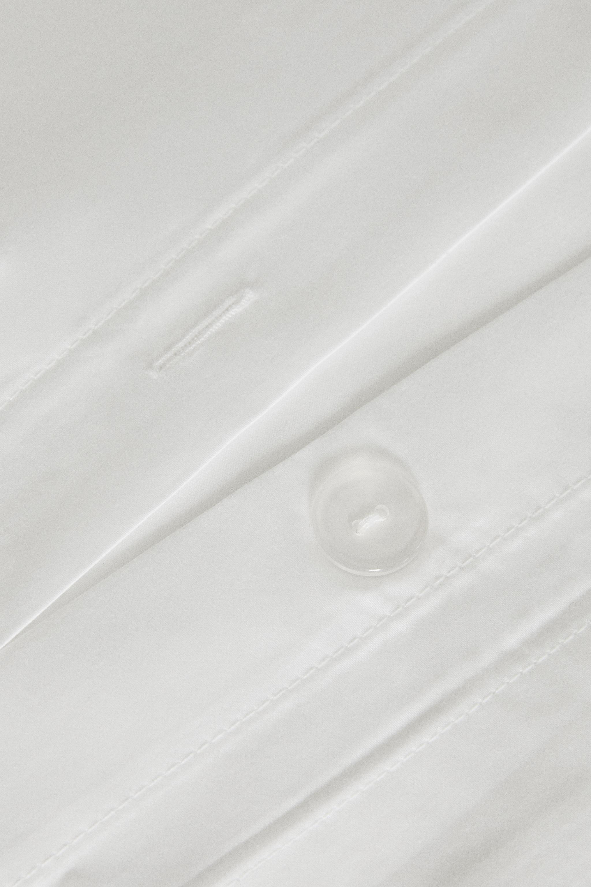 HEMSTITCHED SATEEN DUVET COVER