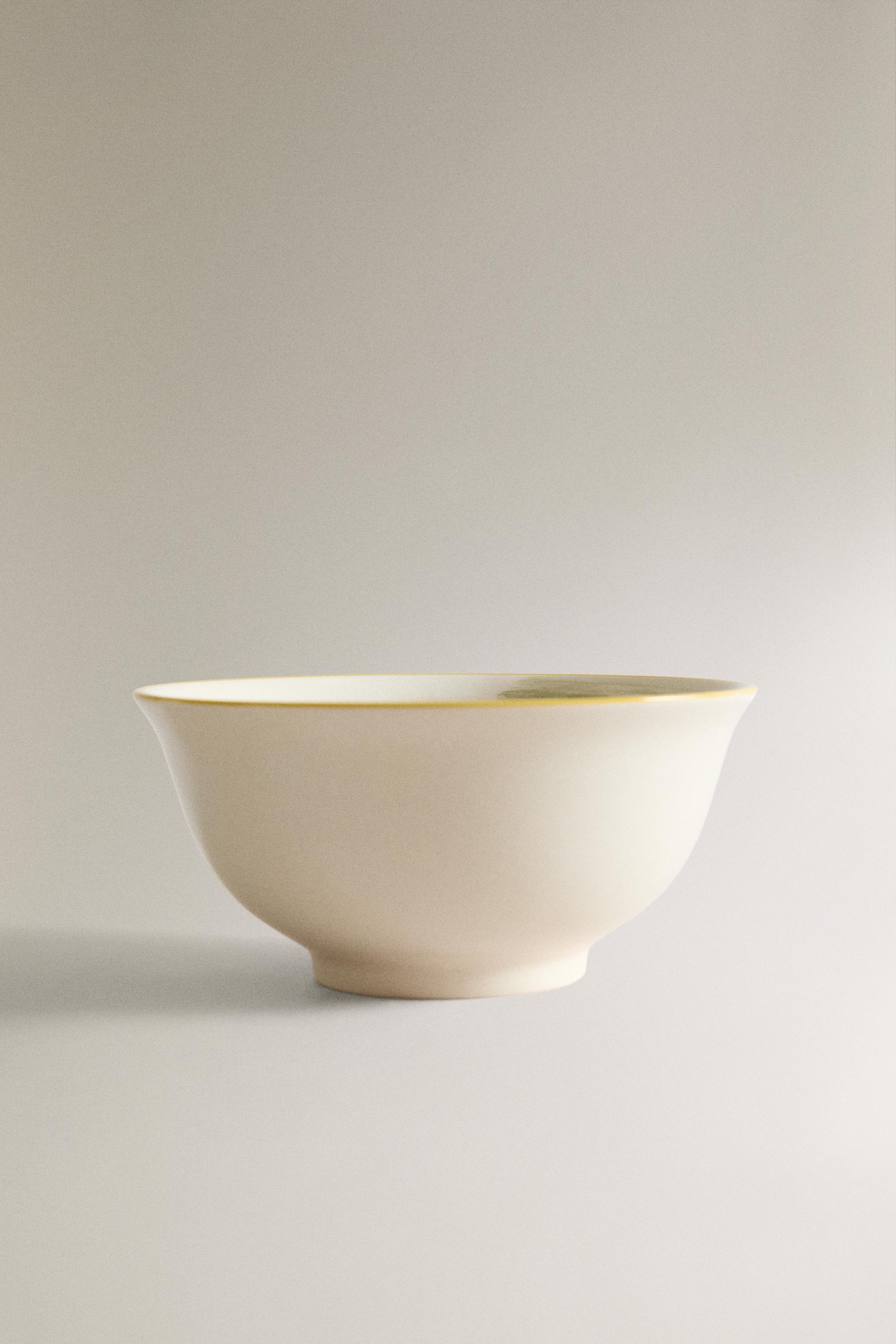 STONEWARE BOWL WITH ICE CREAM DESIGN