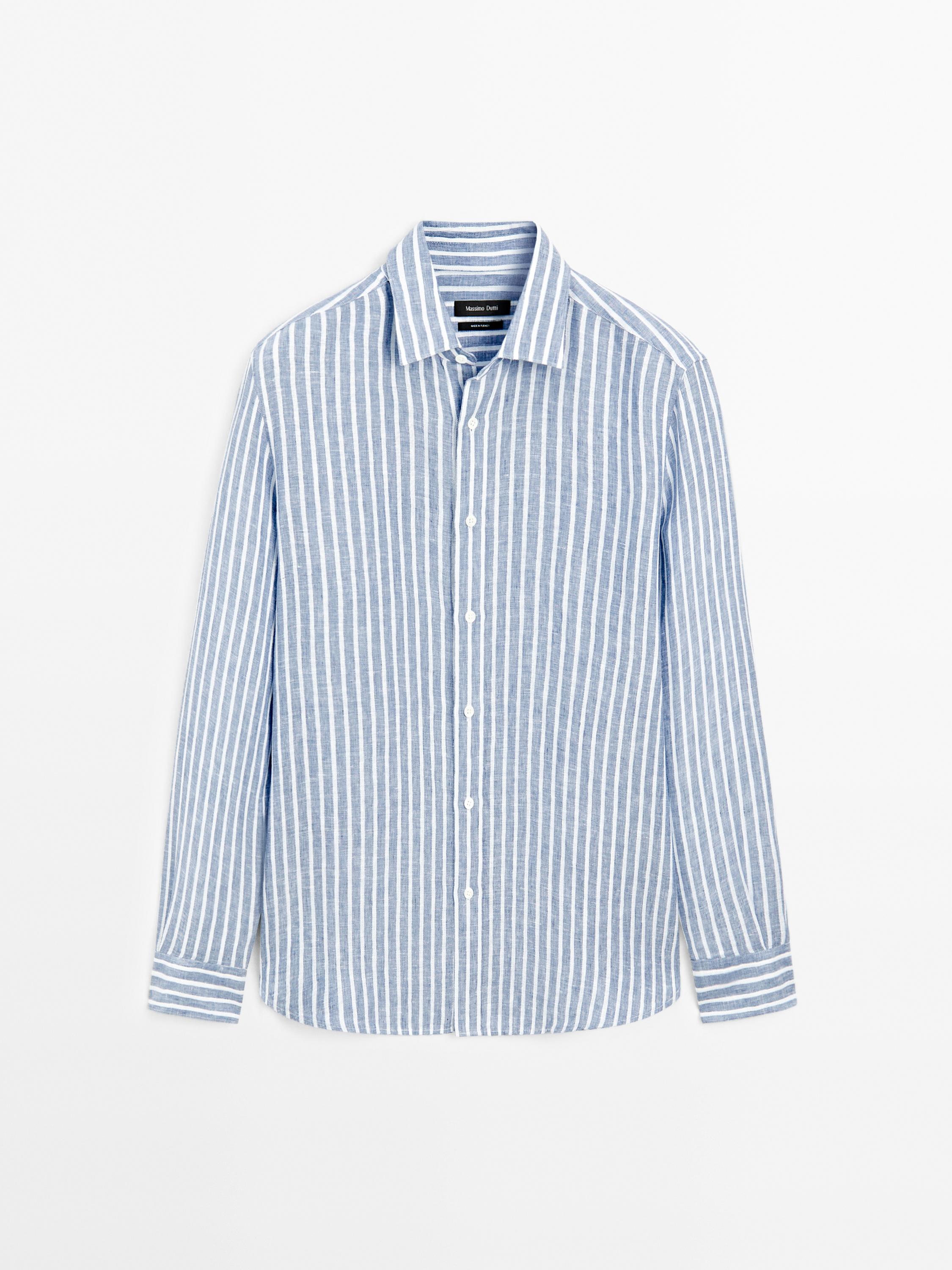 Regular fit striped shirt