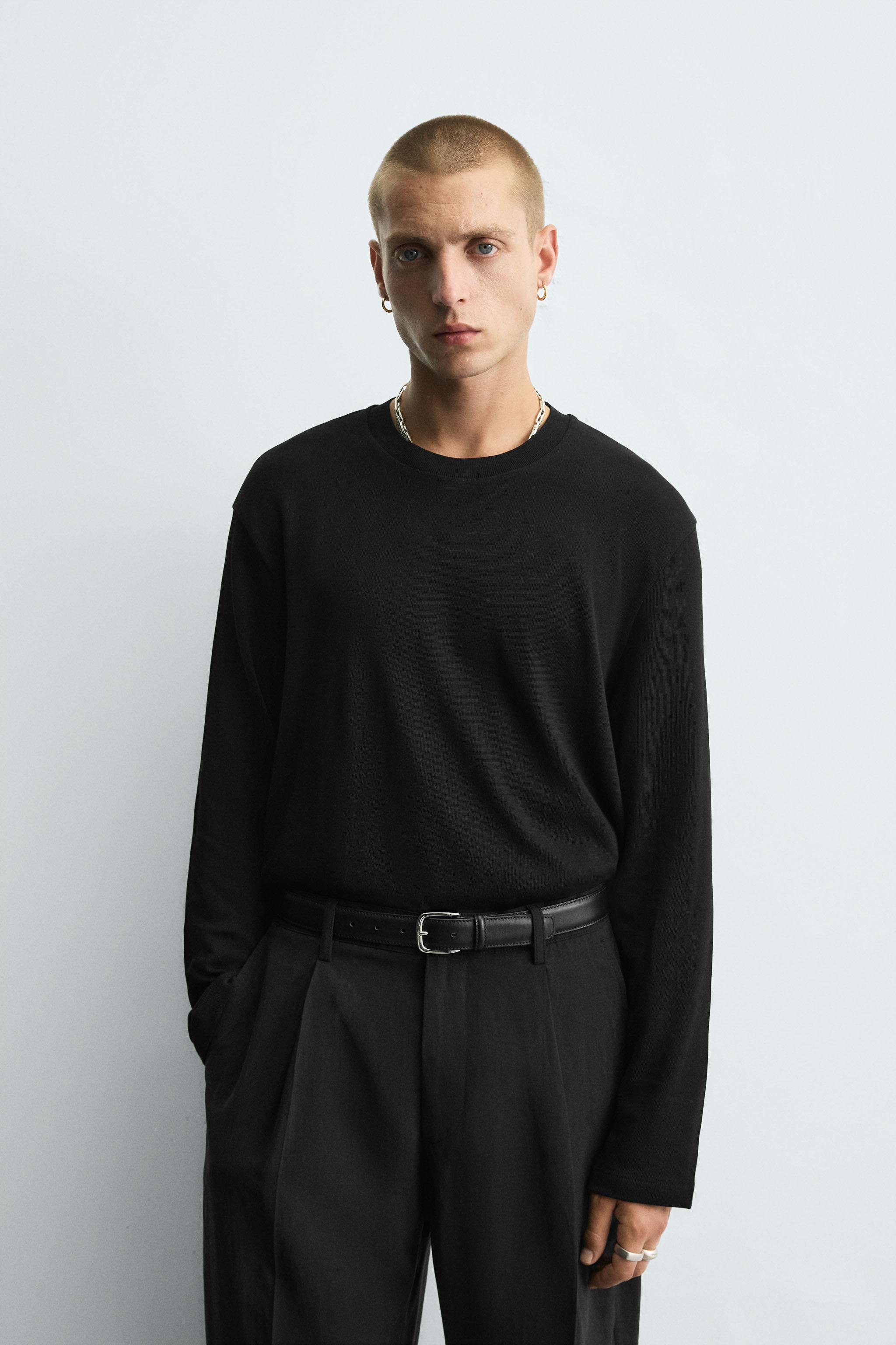 WASHED COTTON SWEATER