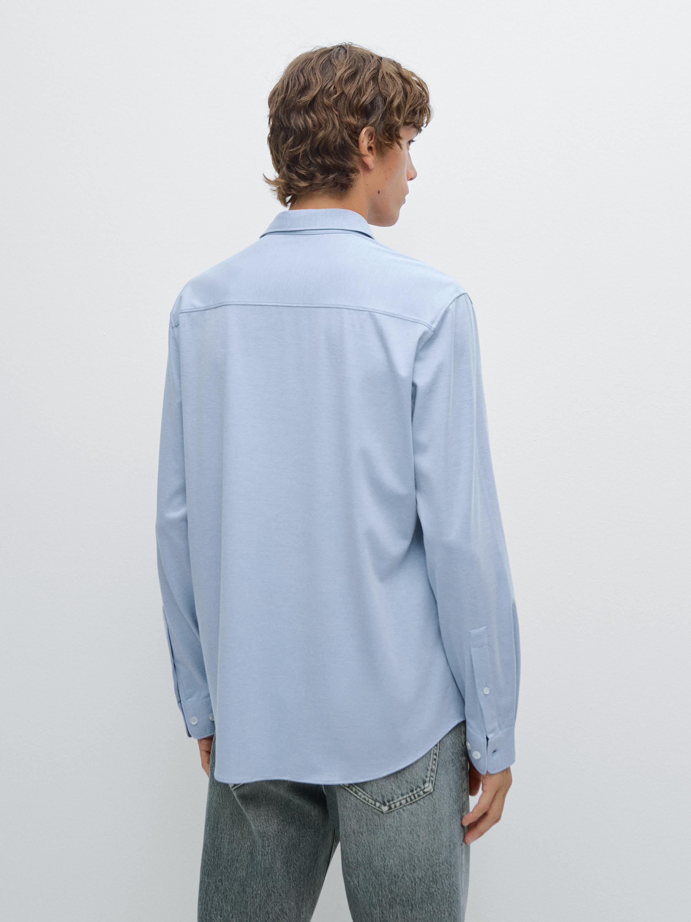 Slim fit stretch shirt