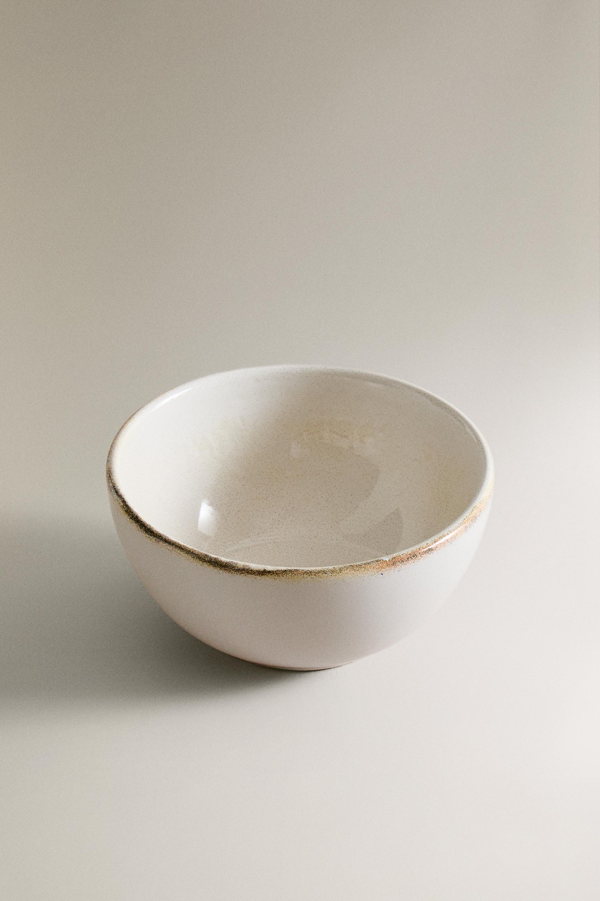 ECRU STONEWARE MINI BOWL