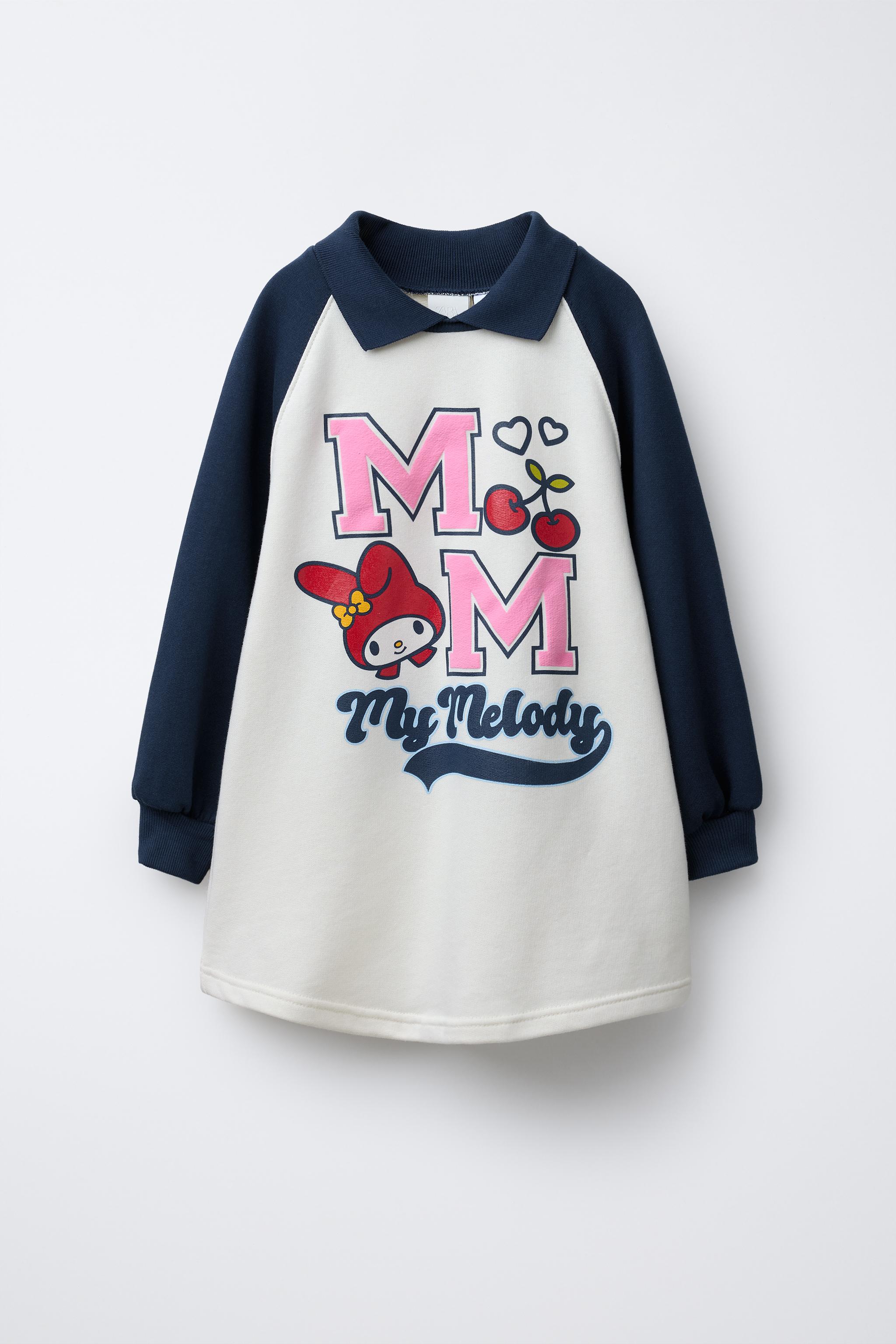MY MELODY © SANRIO RAGLAN SLEEVE PLUSH DRESS