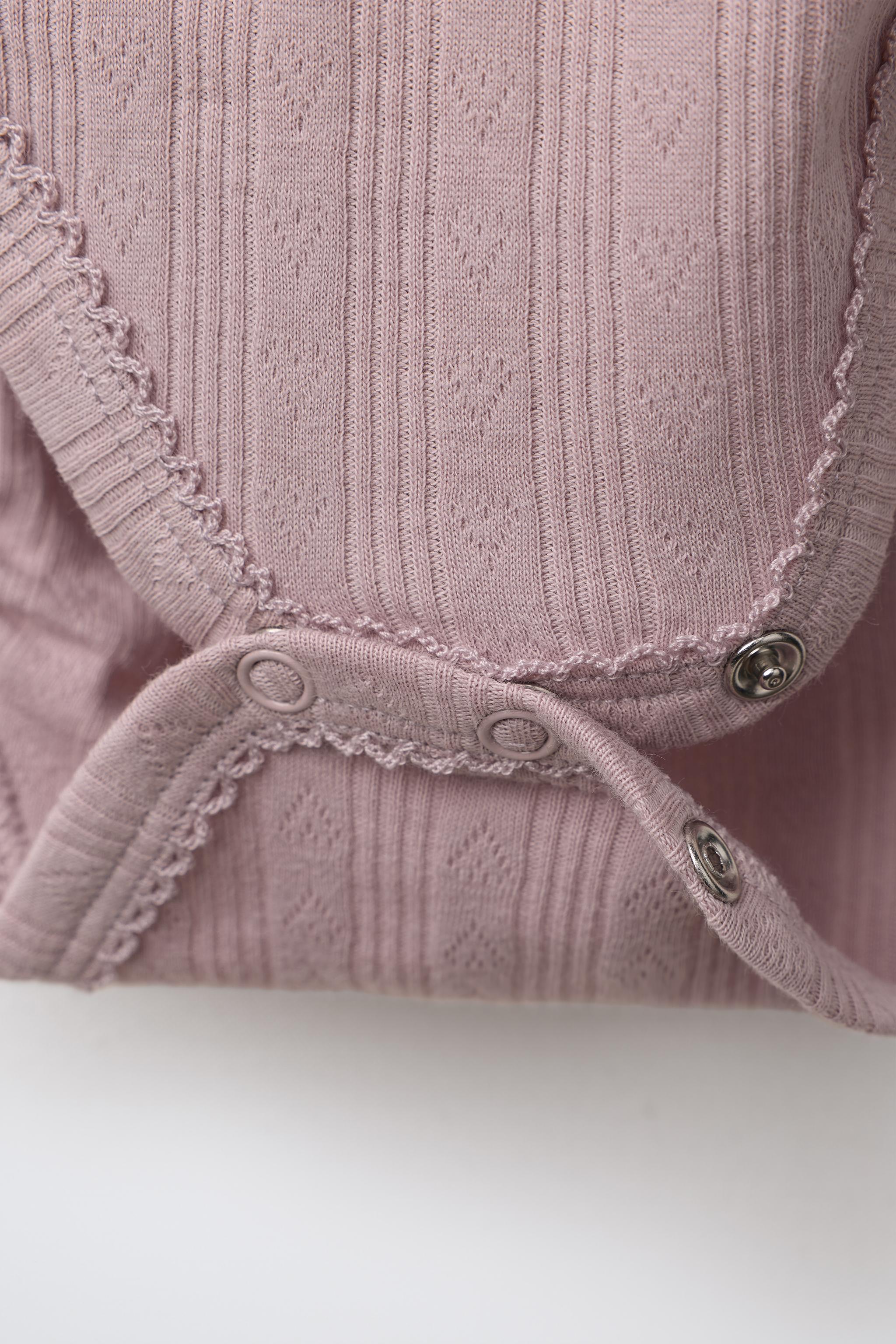 0-6 MONTHS/ THREE-PACK OF LONG SLEEVE BODYSUITS WITH KIMONO COLLAR