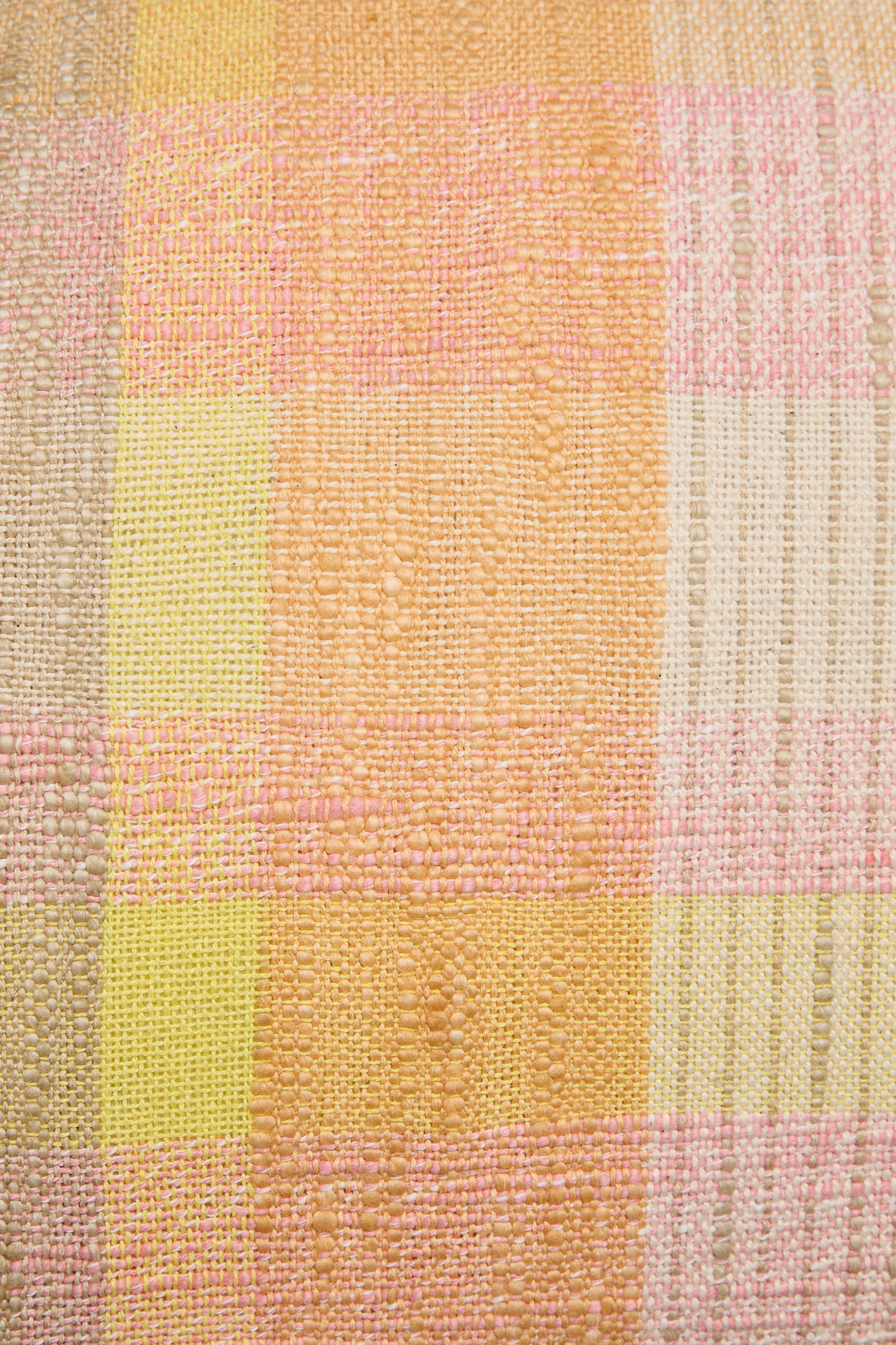 CHECK THROW PILLOW COVER