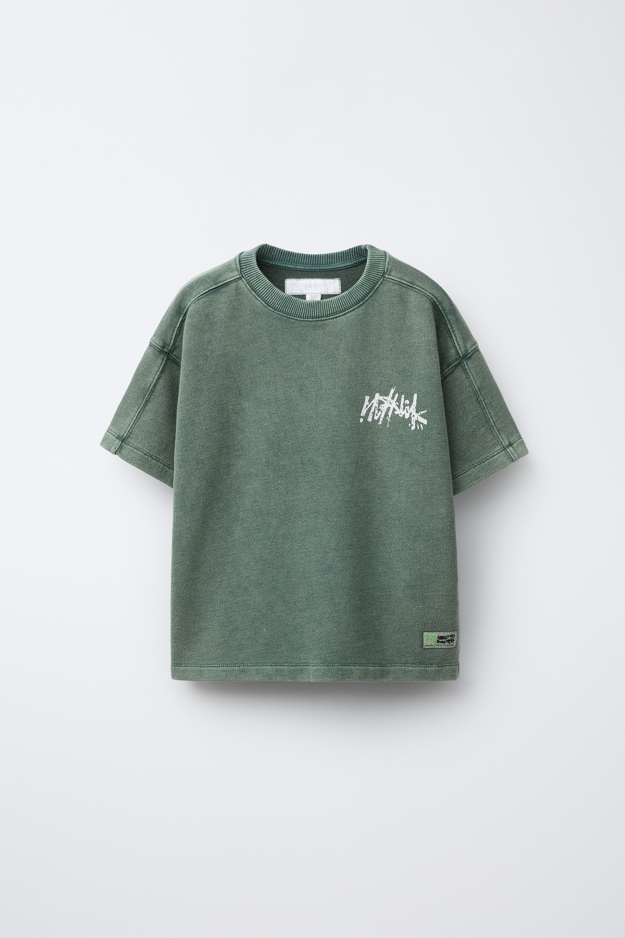 GRAFFITI WASHED EFFECT T-SHIRT