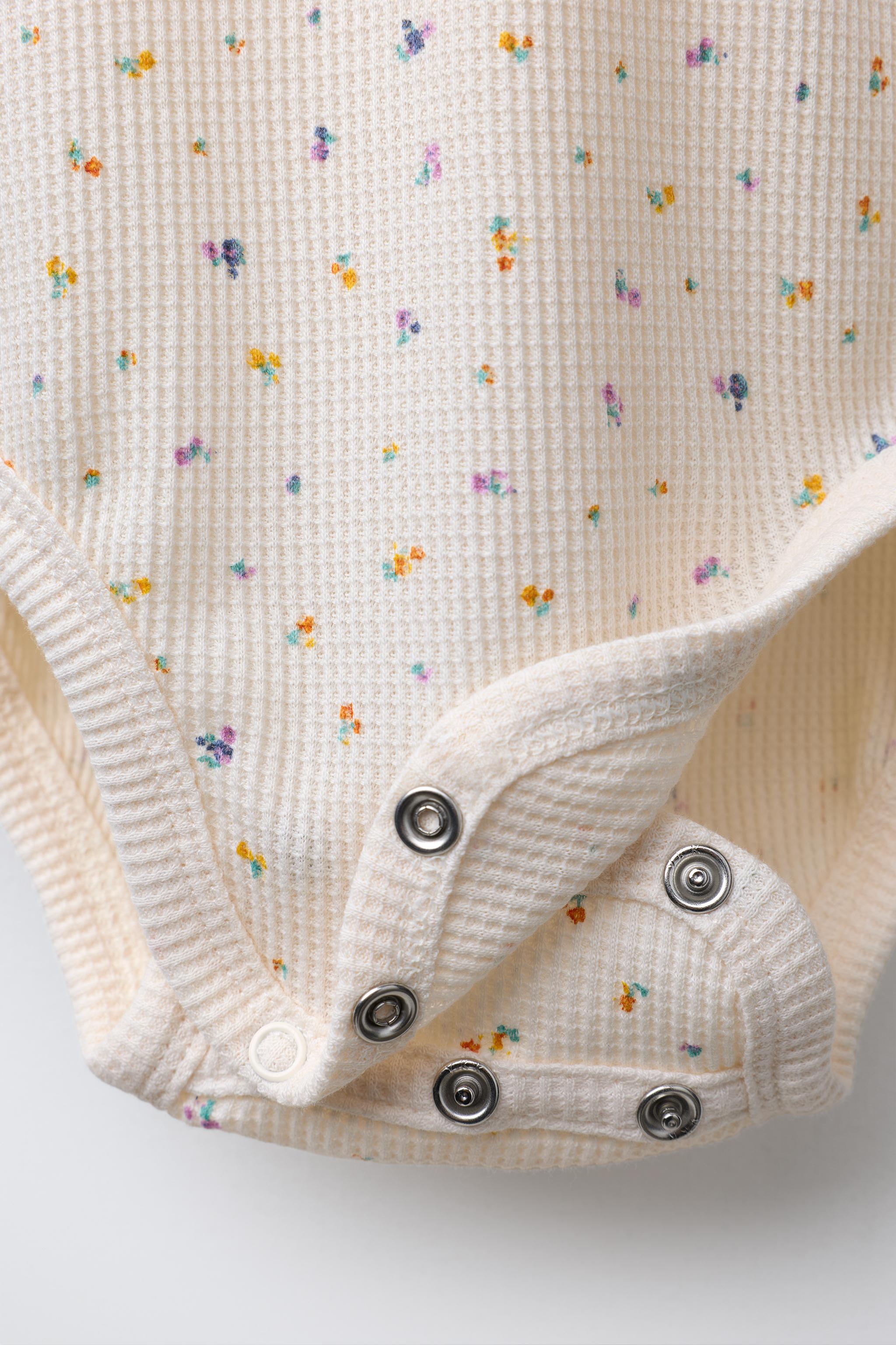 FLORAL PRINT BODYSUIT AND LEGGINGS SET