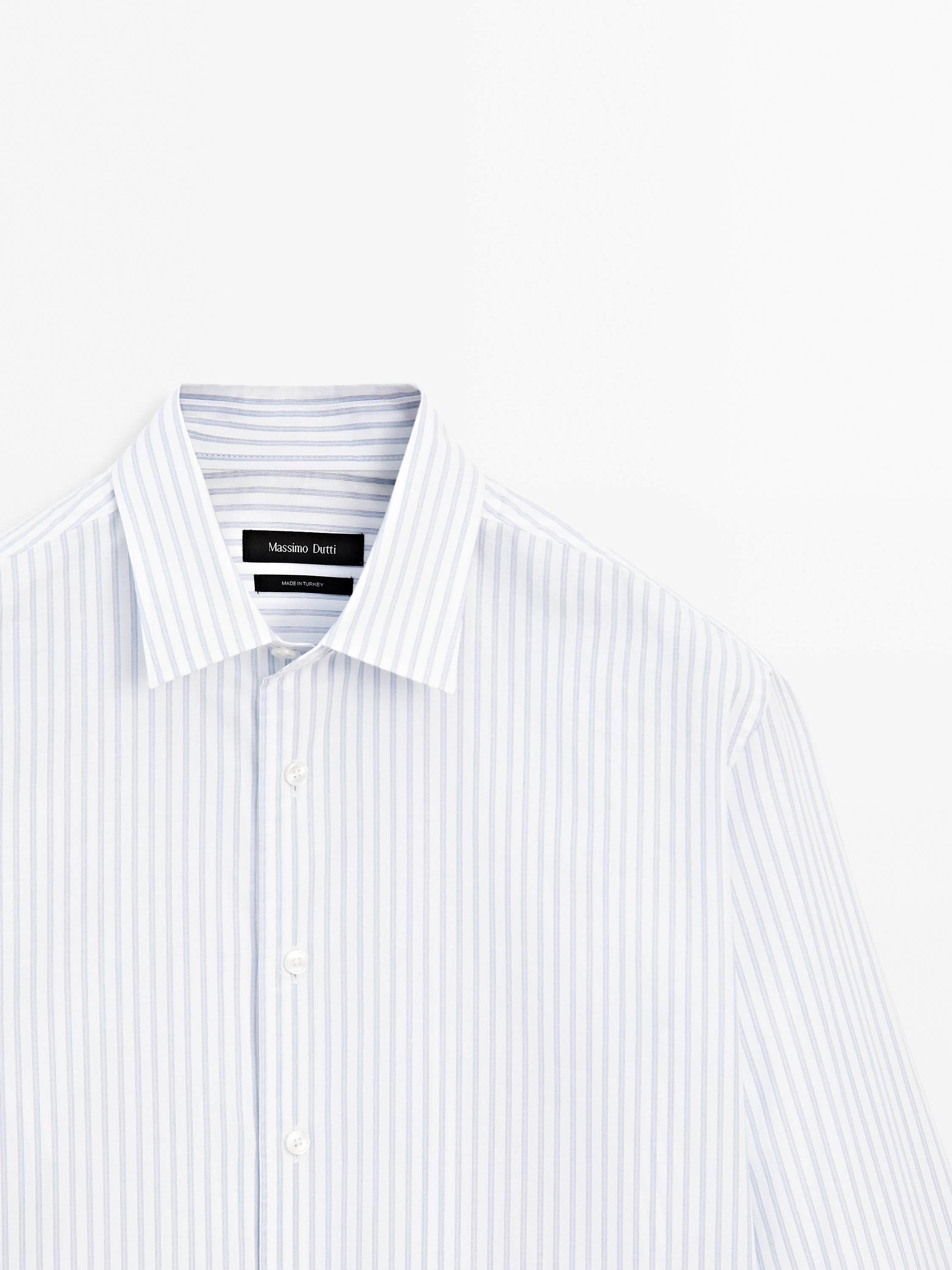 Regular fit striped shirt