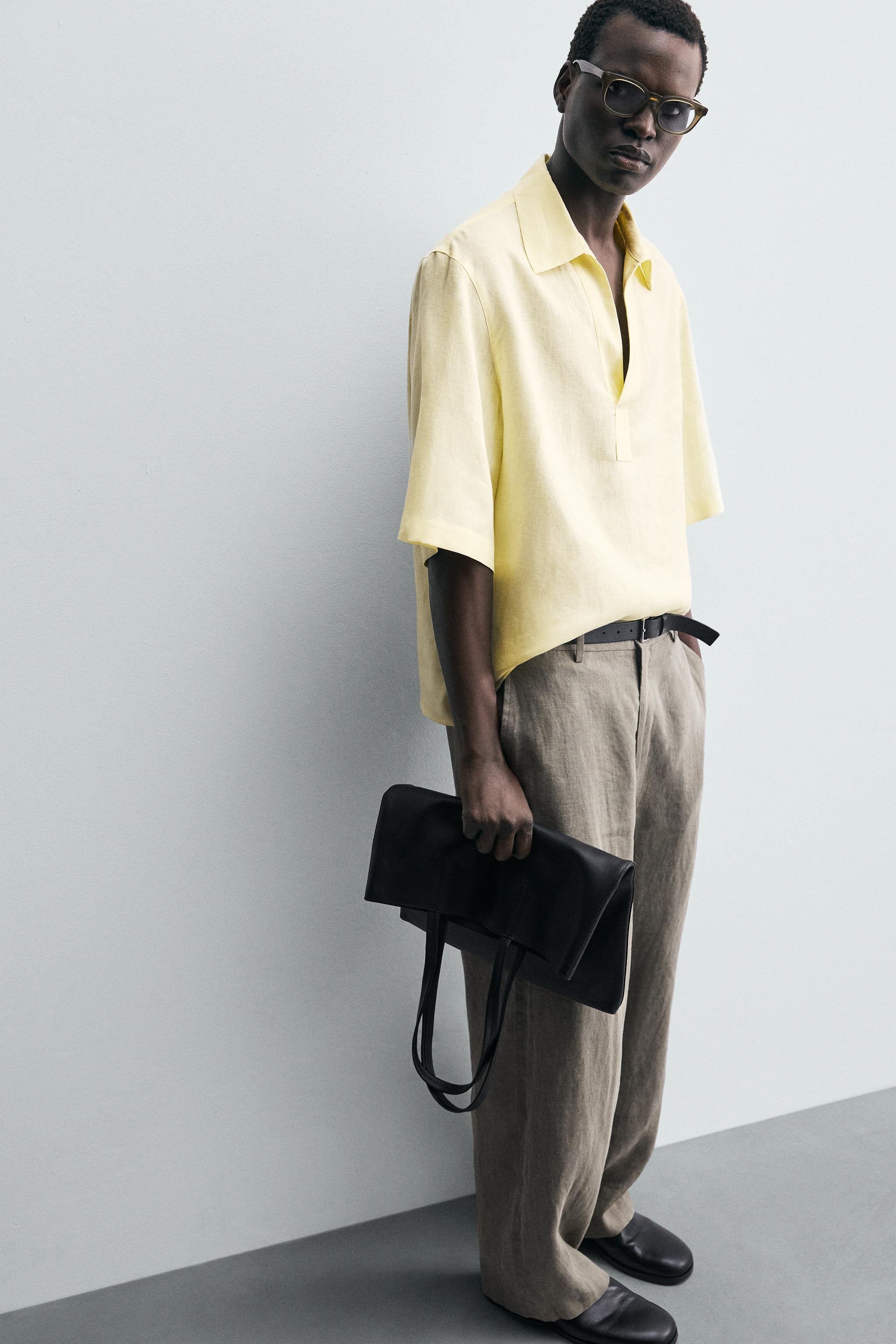 100% LINEN POLO SHIRT