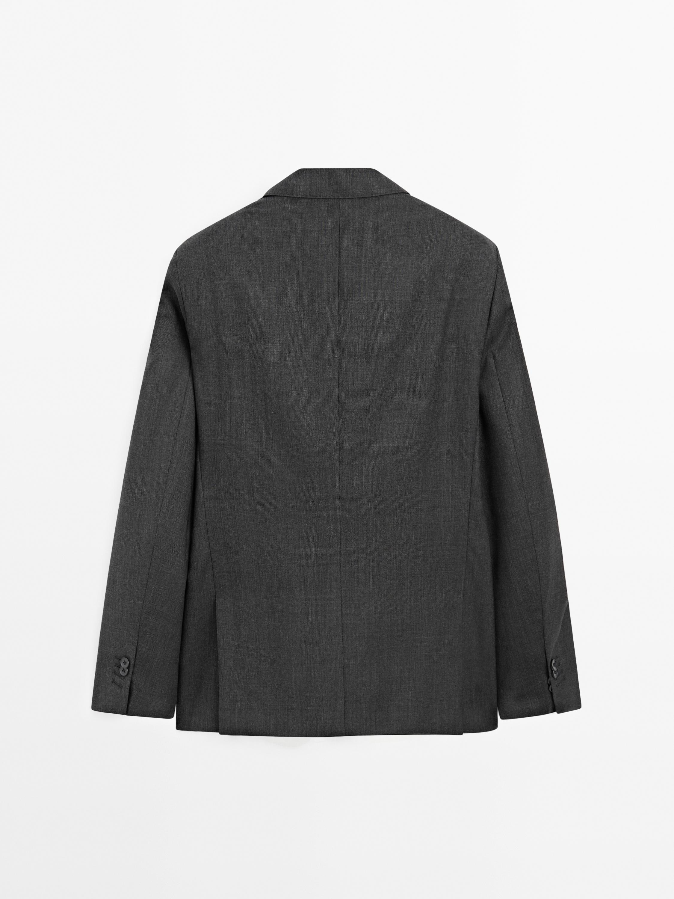 100% wool suit blazer