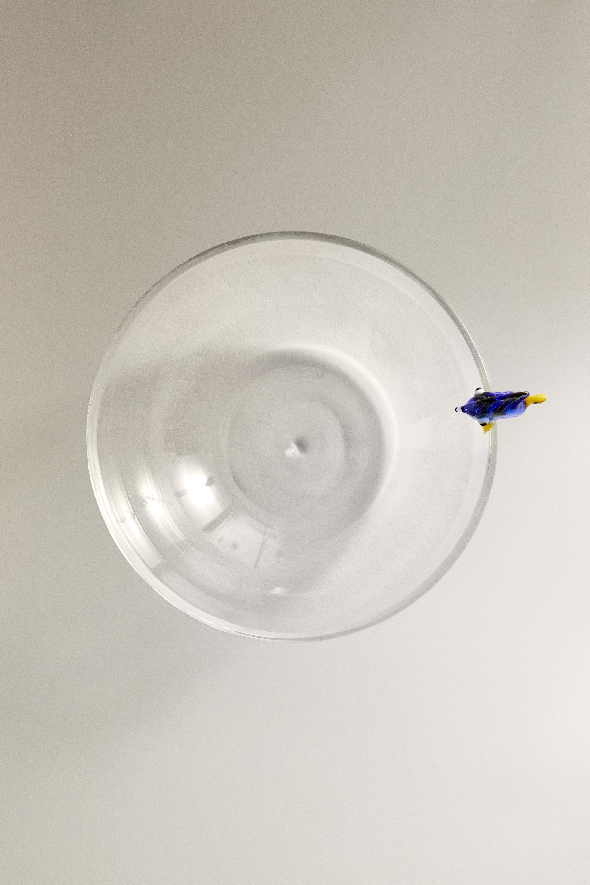 BOROSILICATE GLASS BOWL WITH A FISH