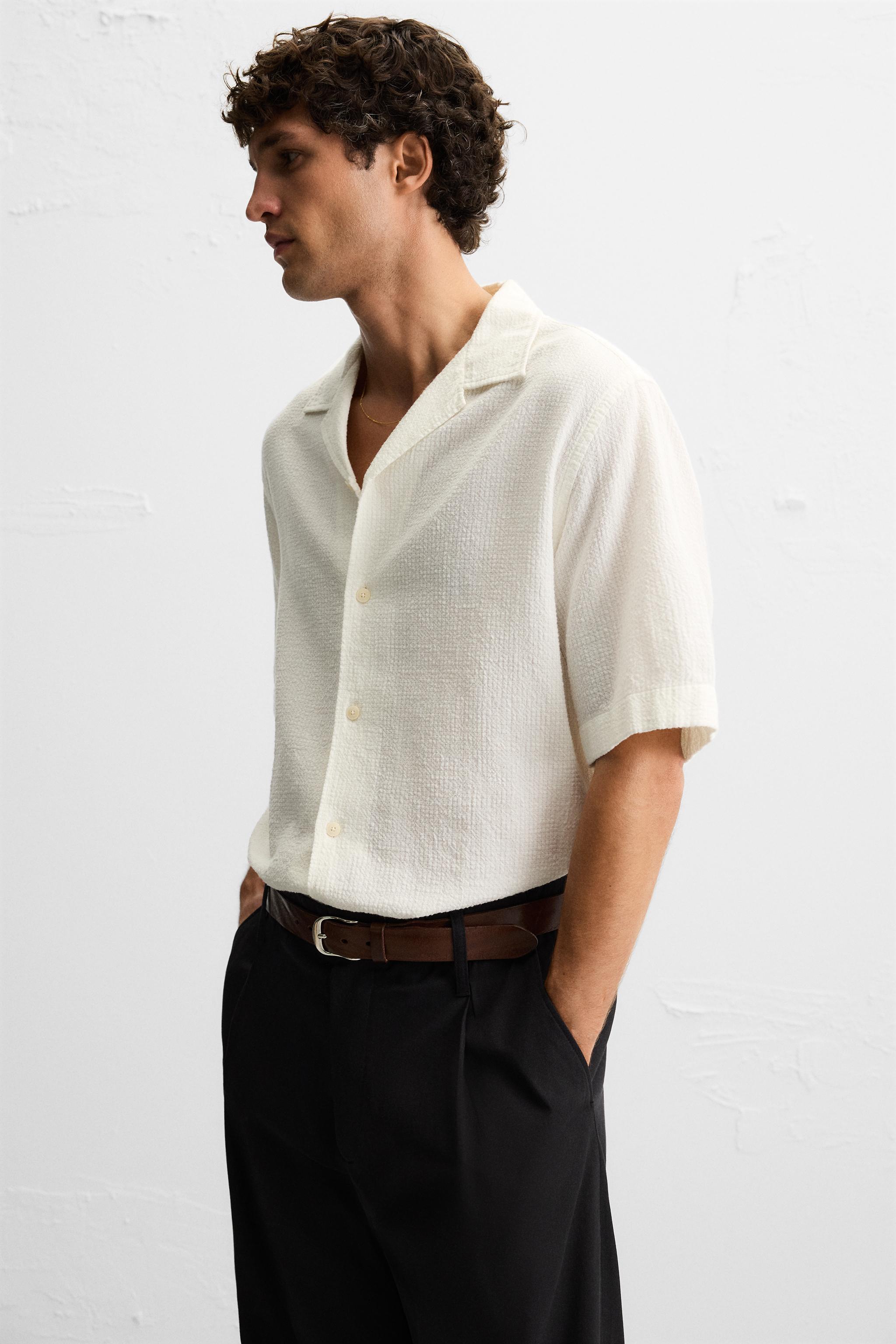 TEXTURED JACQUARD SHIRT