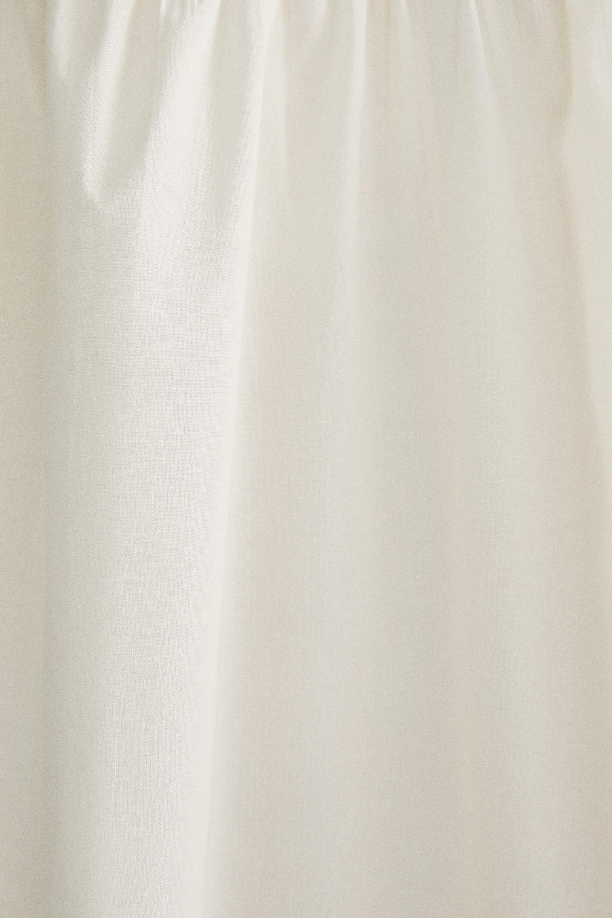 EMBROIDERED COTTON NIGHTGOWN