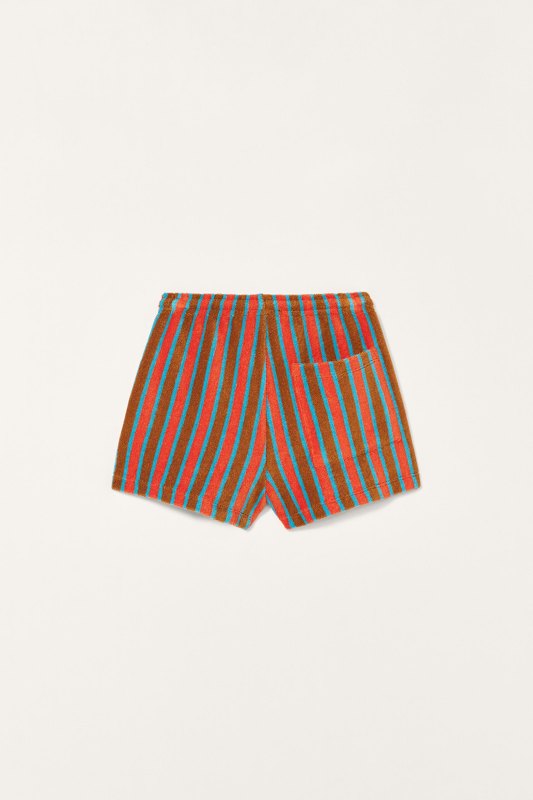 STRIPED TERRYCLOTH SHORTS LIMITED EDITION