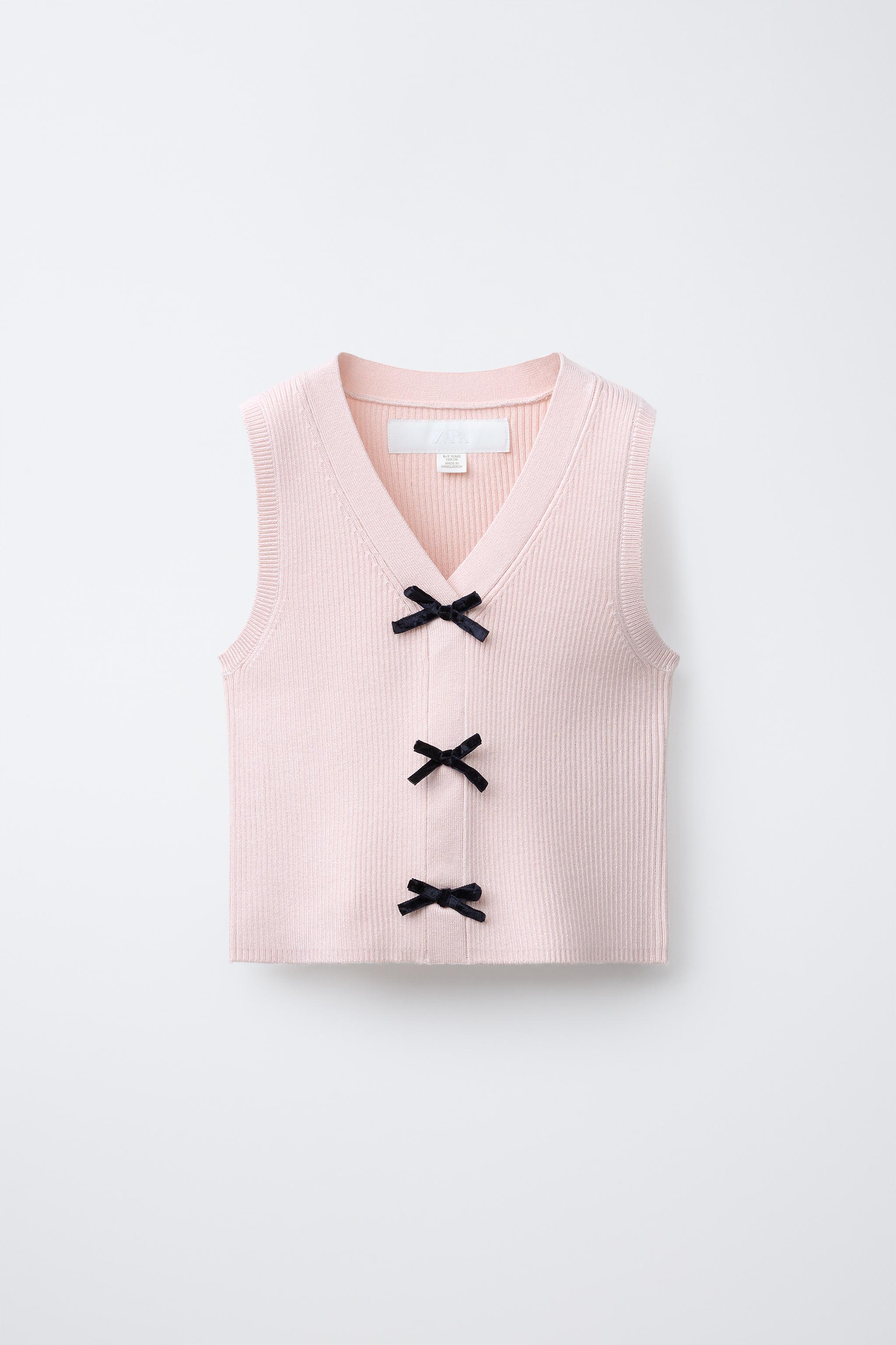 BOW KNIT VEST