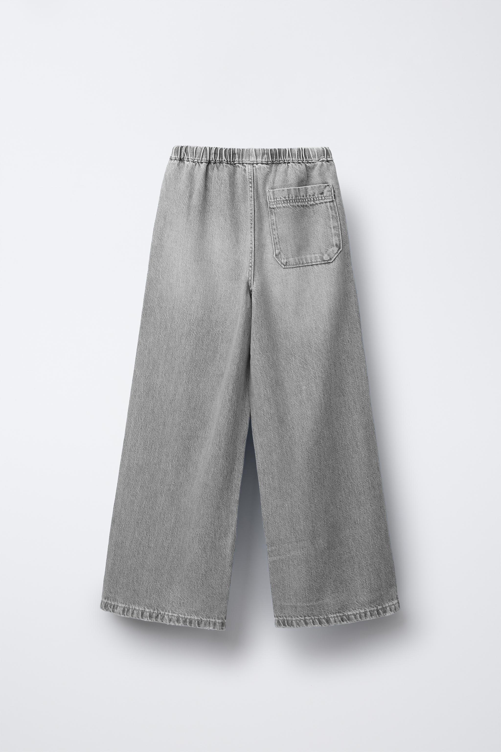 WIDE LEG DRAWSTRING JEANS