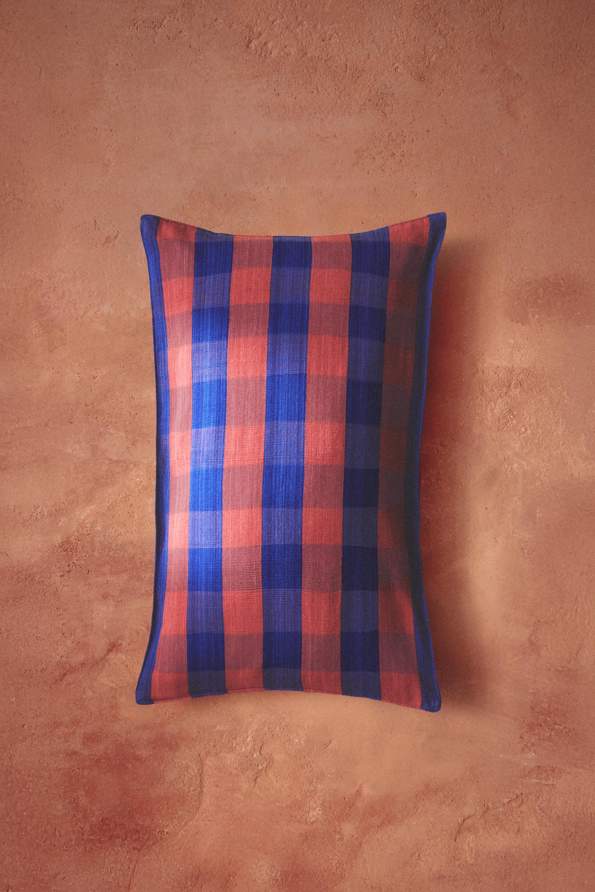 COTTON THROW PILLOW COVER X TENSIRA