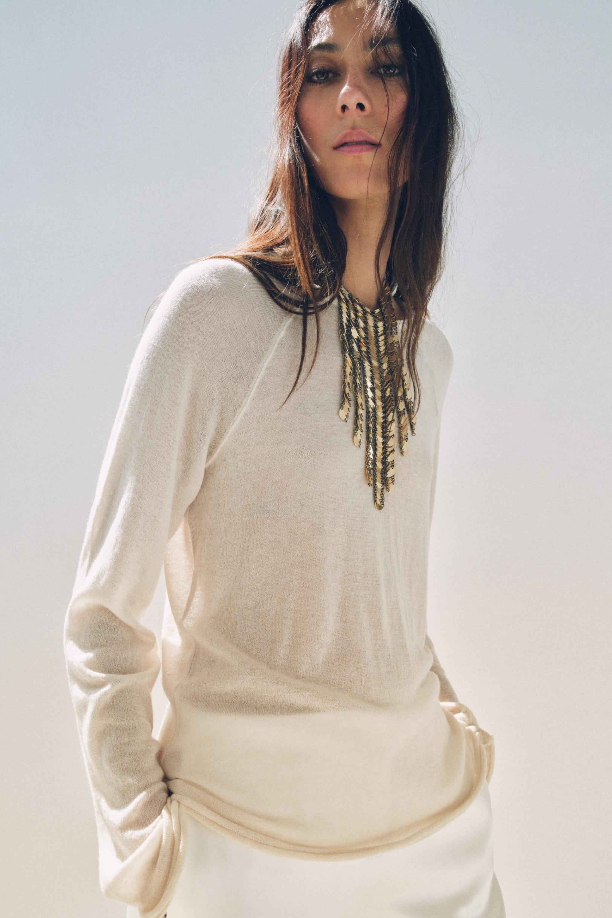 LONG SLEEVE T-SHIRT WITH WOOL