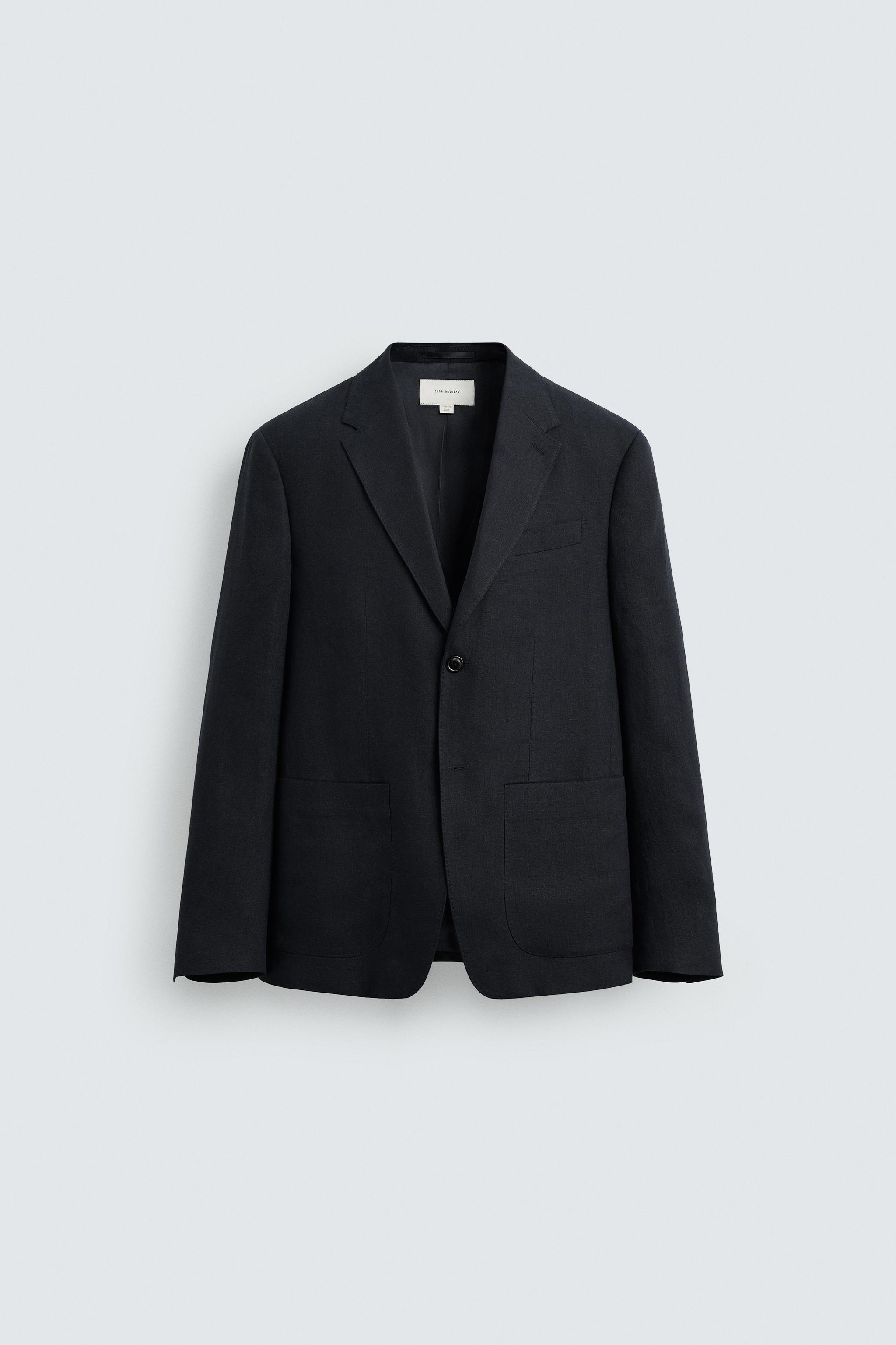 100% LINEN SUIT BLAZER