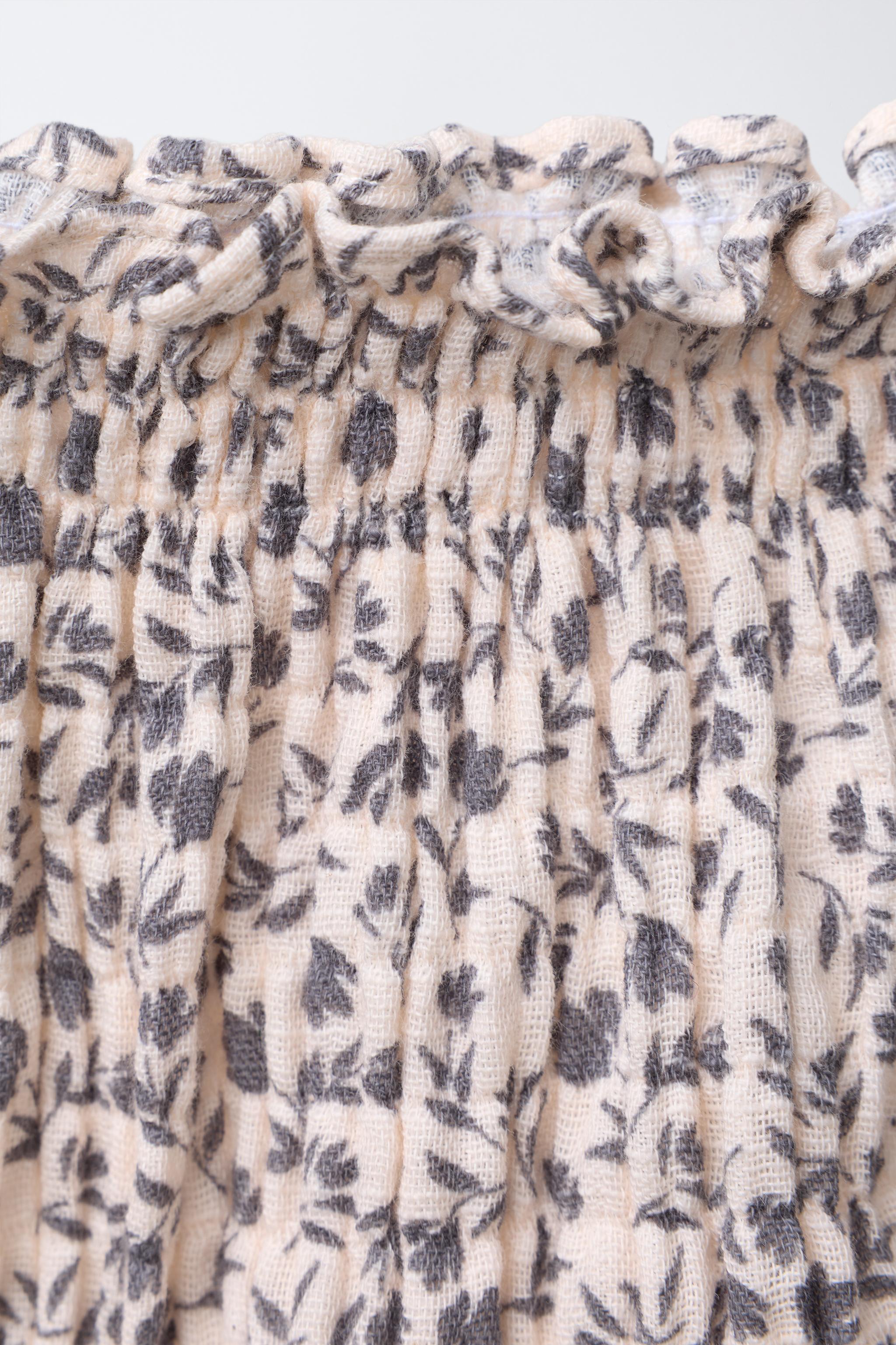 TEXTURED FLORAL BOTTOMS