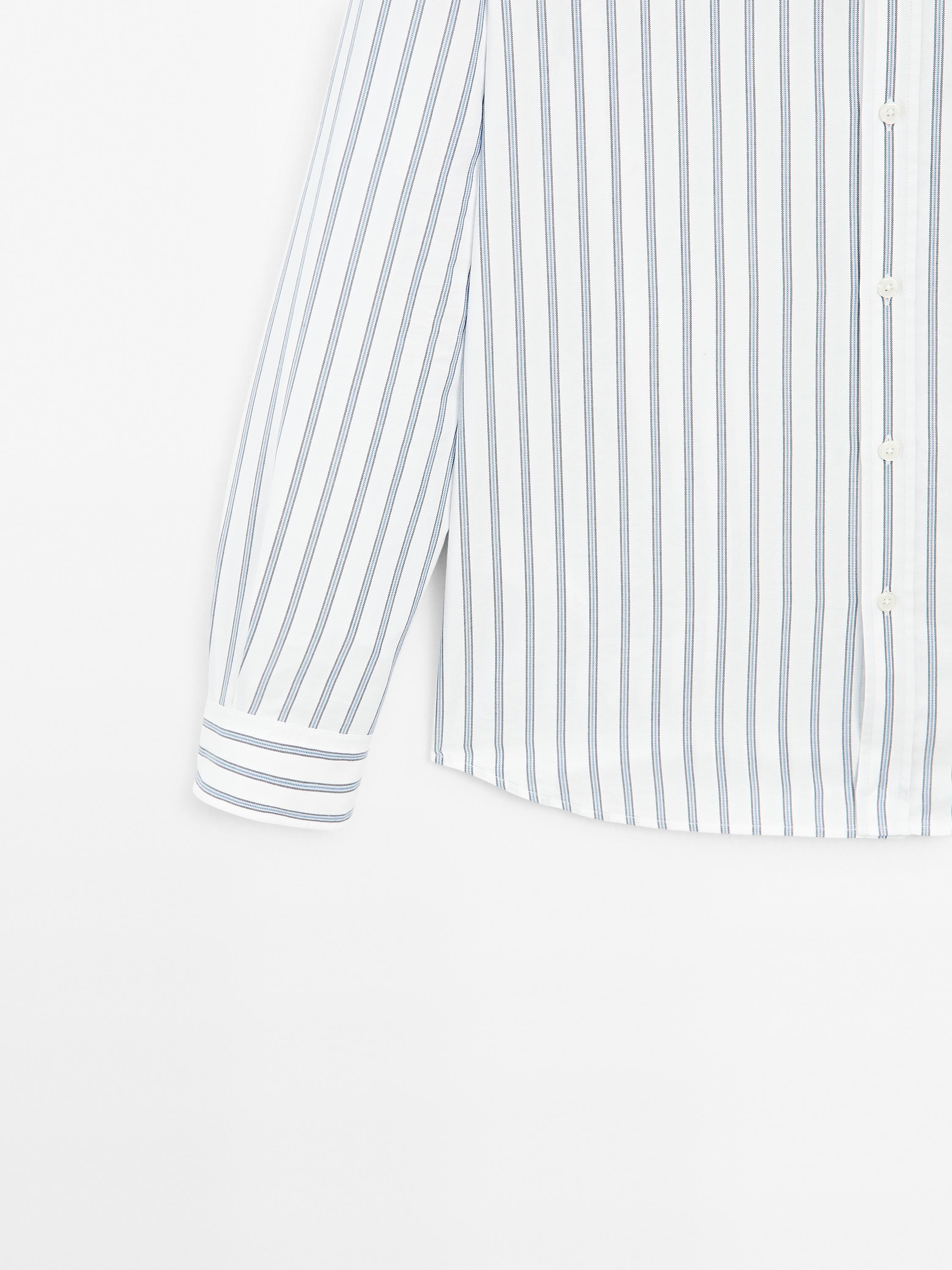 Slim fit 100% cotton shirt