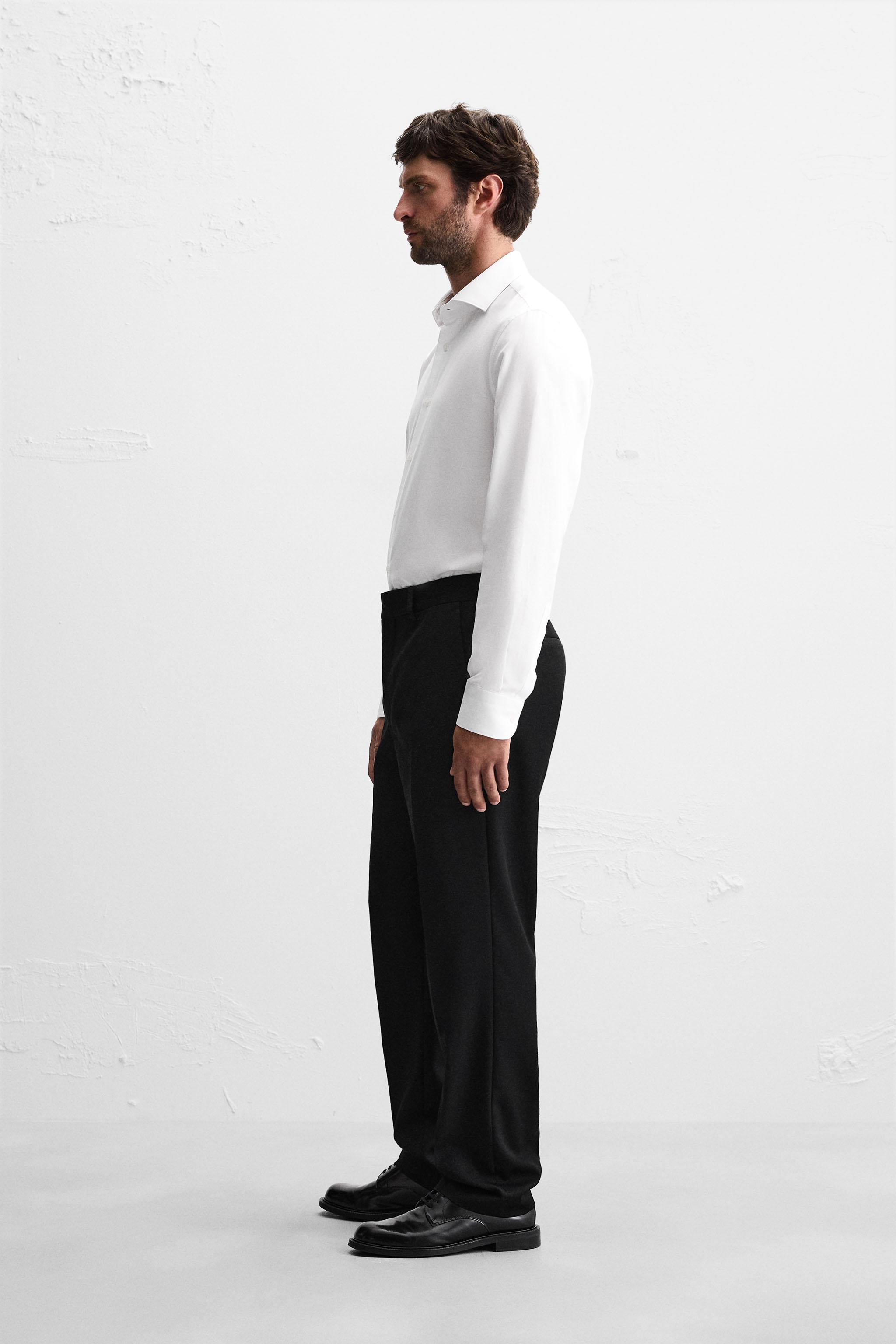 SLIM FIT TEXTURED SHIRT