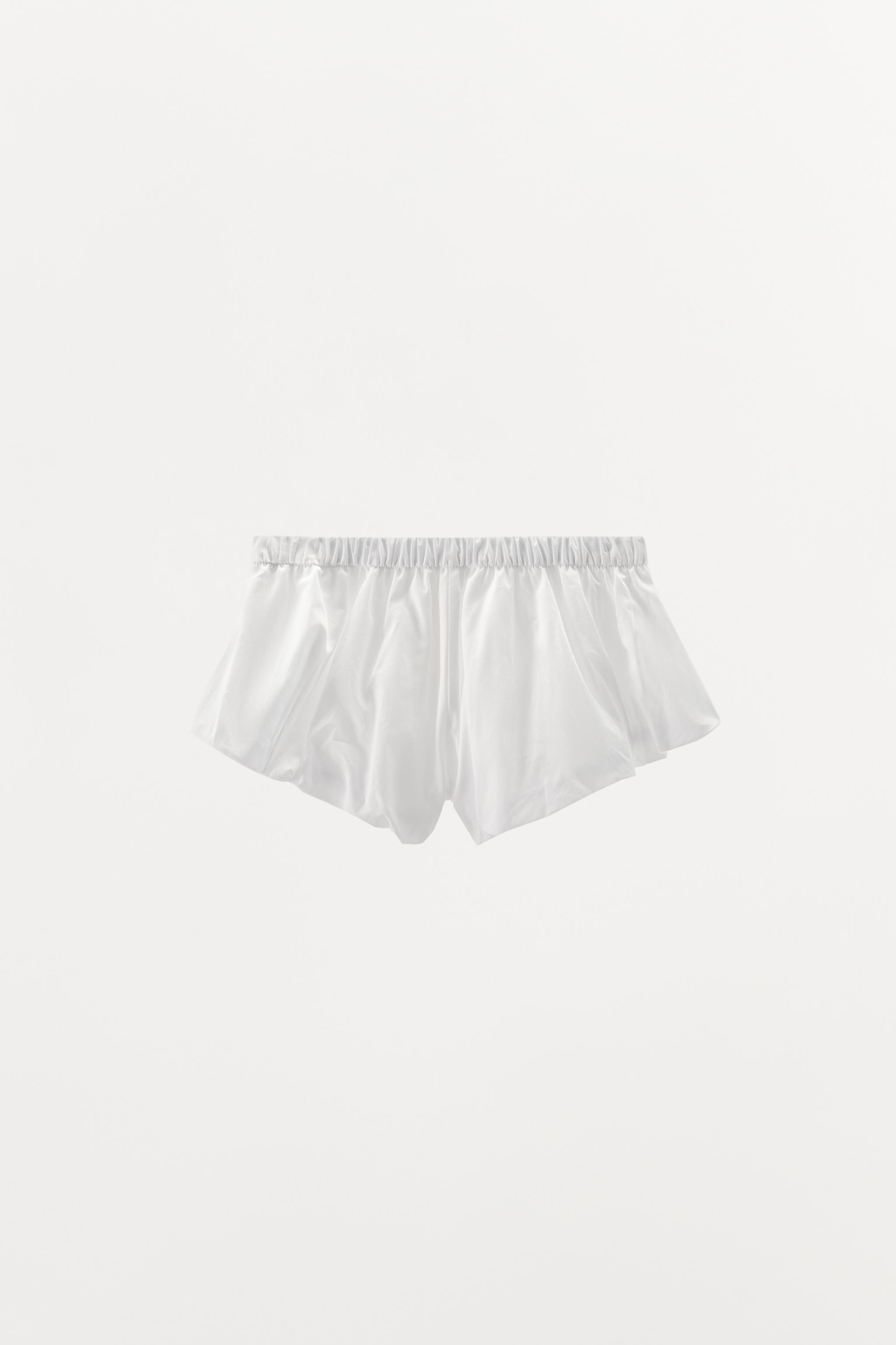 PUFF POPLIN SHORTS
