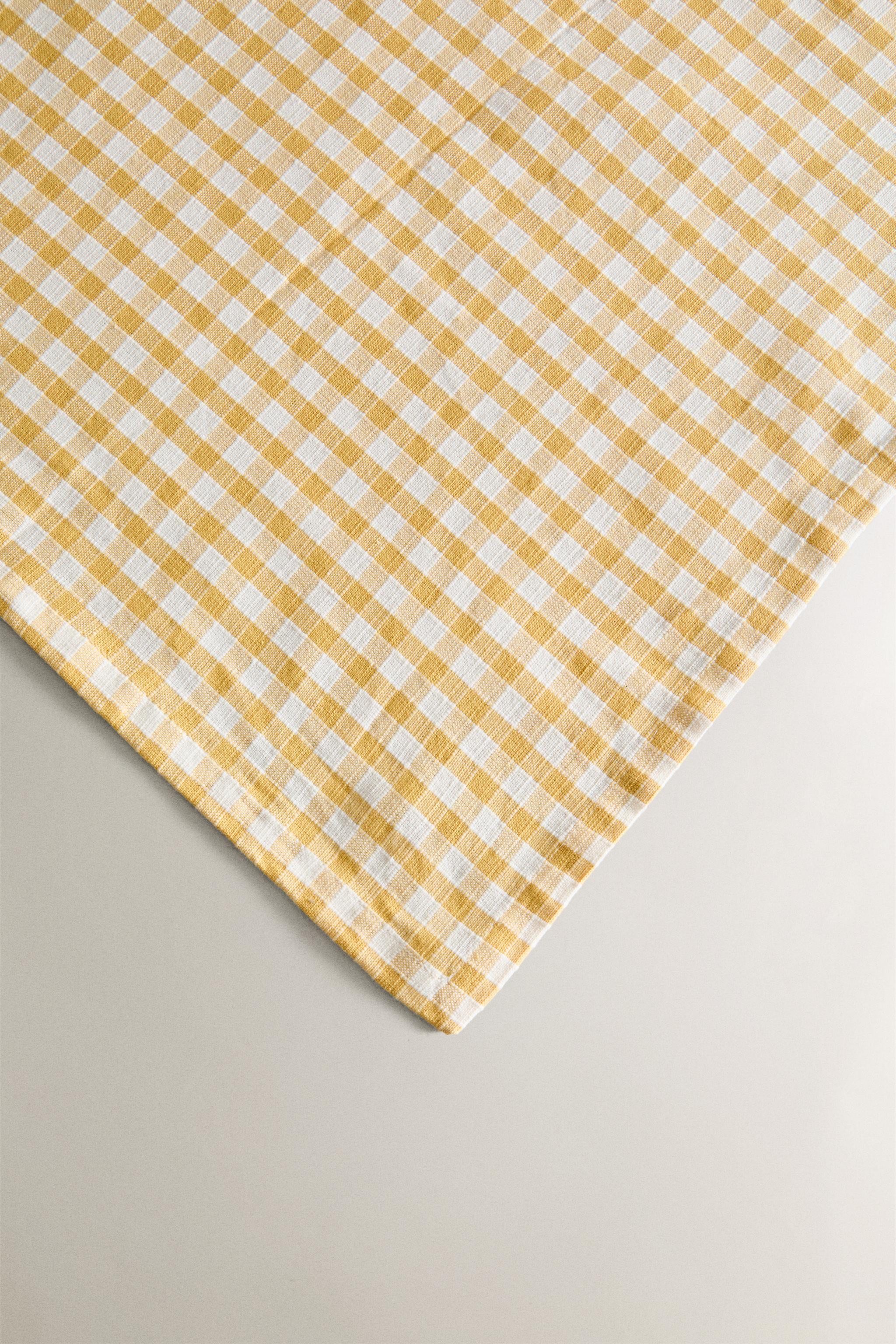 GINGHAM COTTON TABLECLOTH