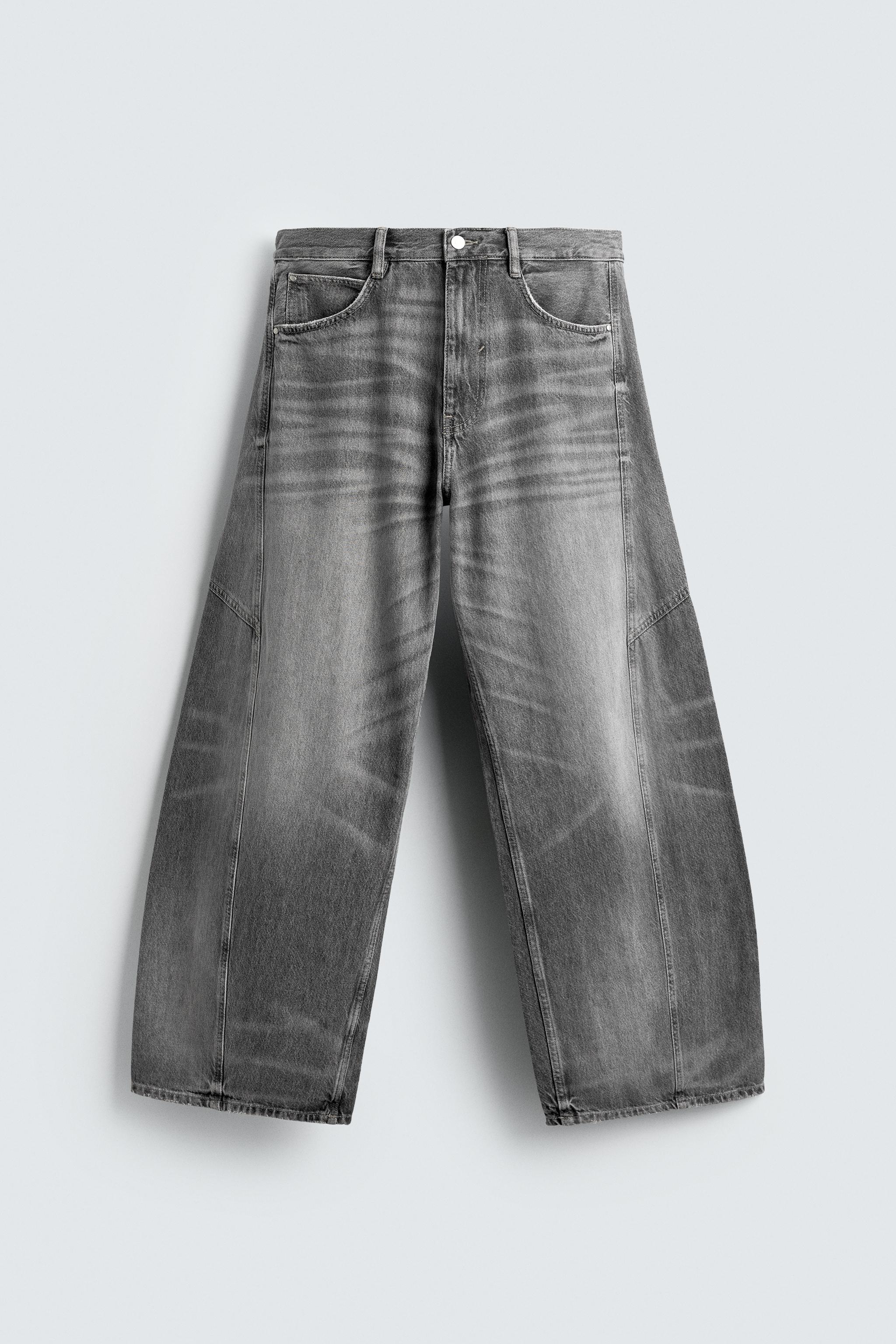 TWISTED SEAM BALLOON FIT JEANS