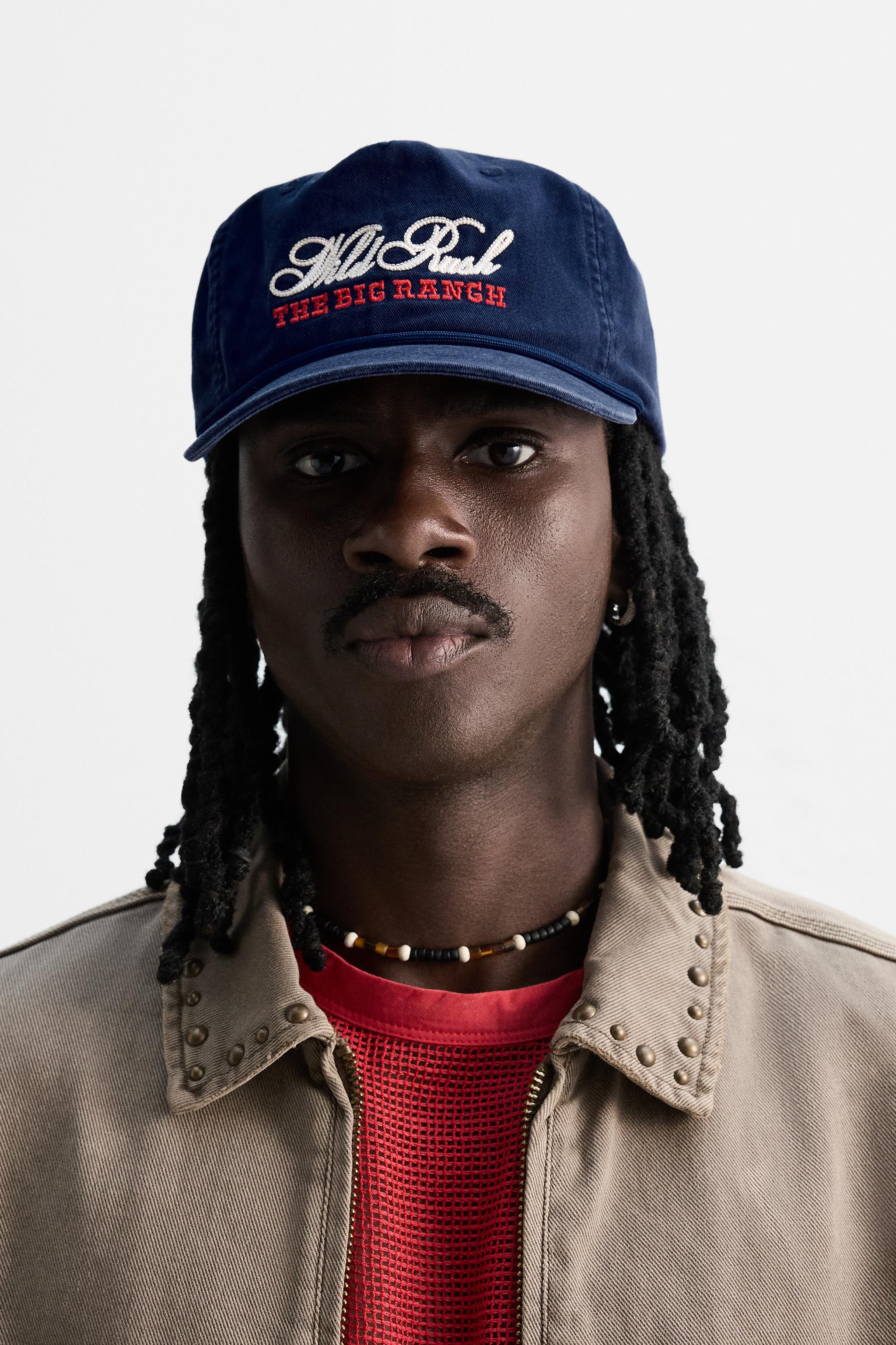 WASHED EMBROIDERED CAP