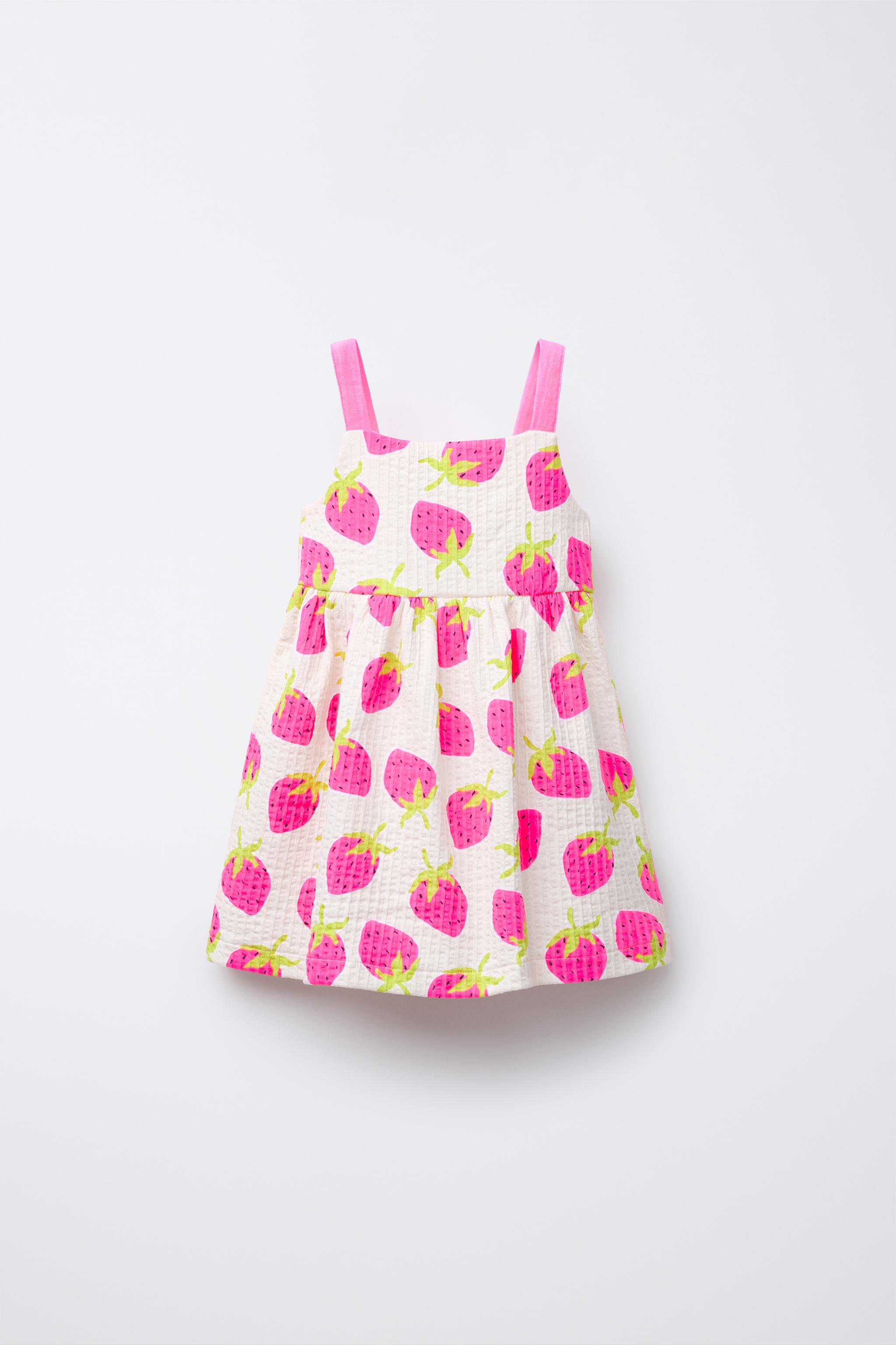 TEXTURED PRINTED BOW DRESS