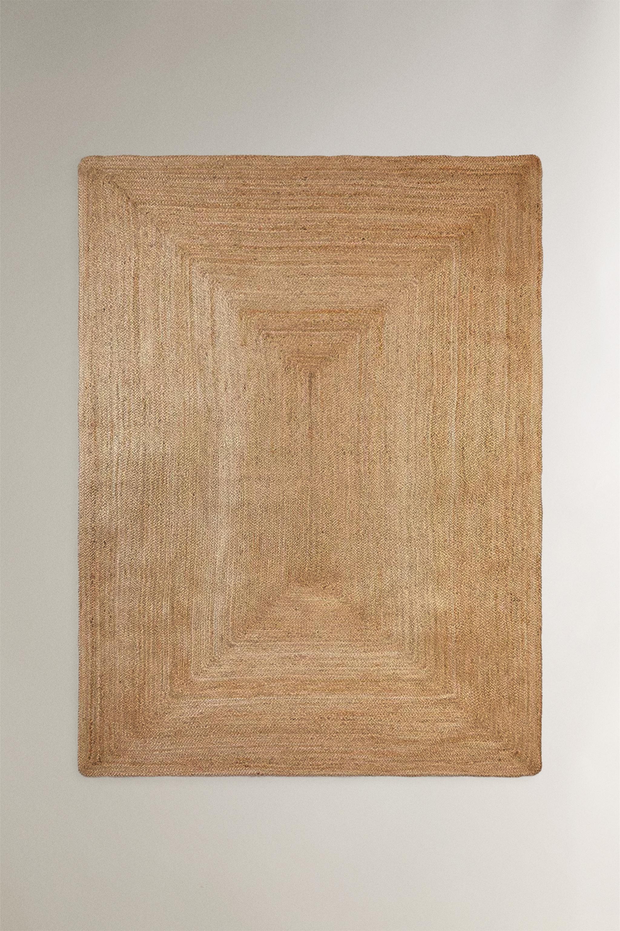 RECTANGULAR JUTE AREA RUG