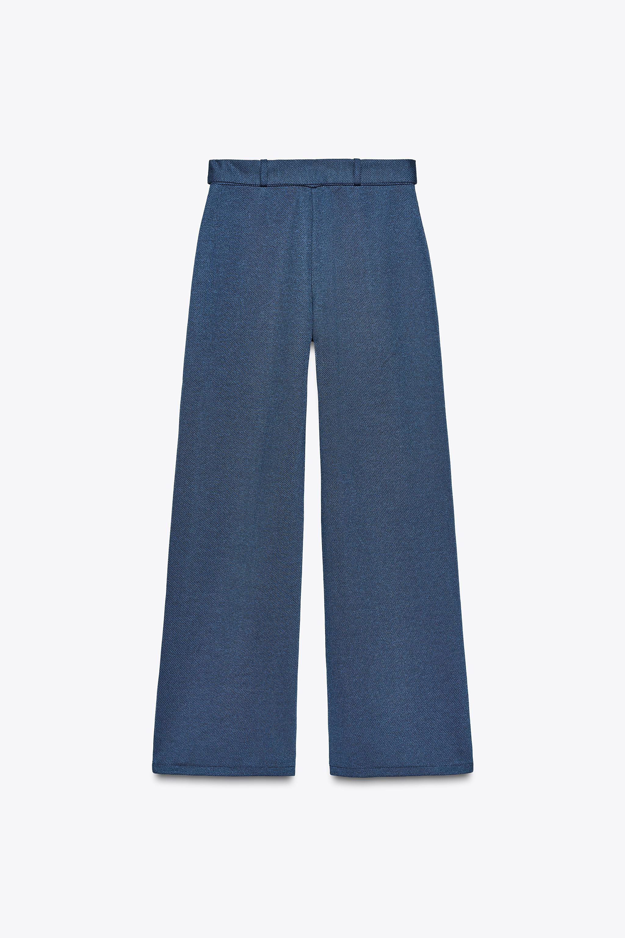 TWILL SEAM BELTED PANTS