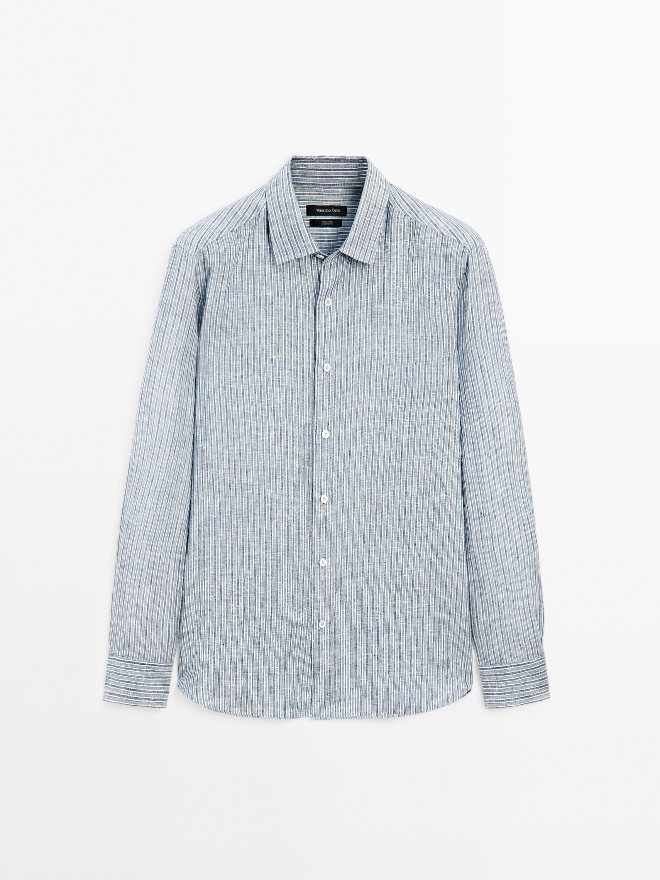 Regular fit striped shirt