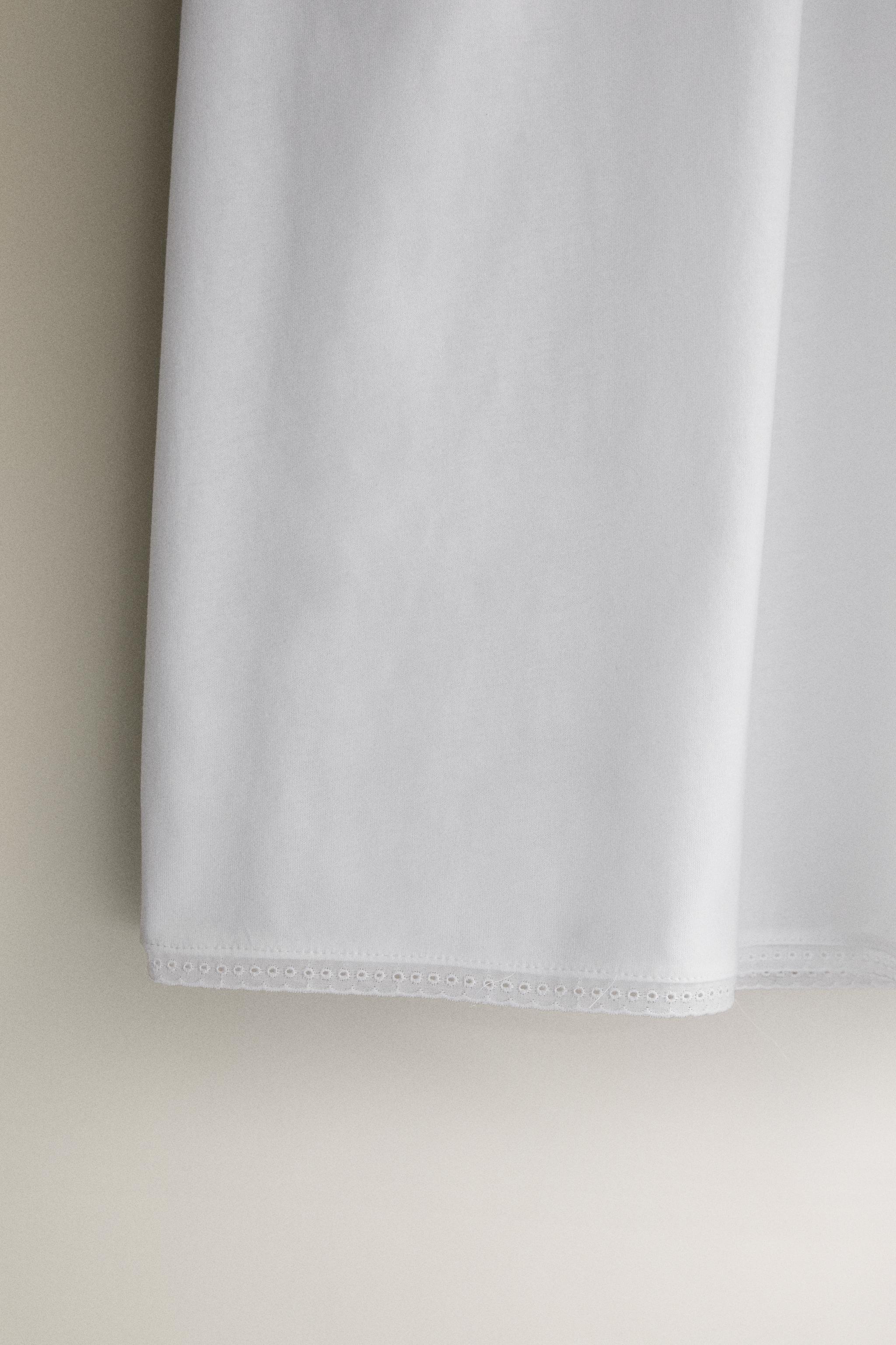 LACE COTTON NIGHTGOWN