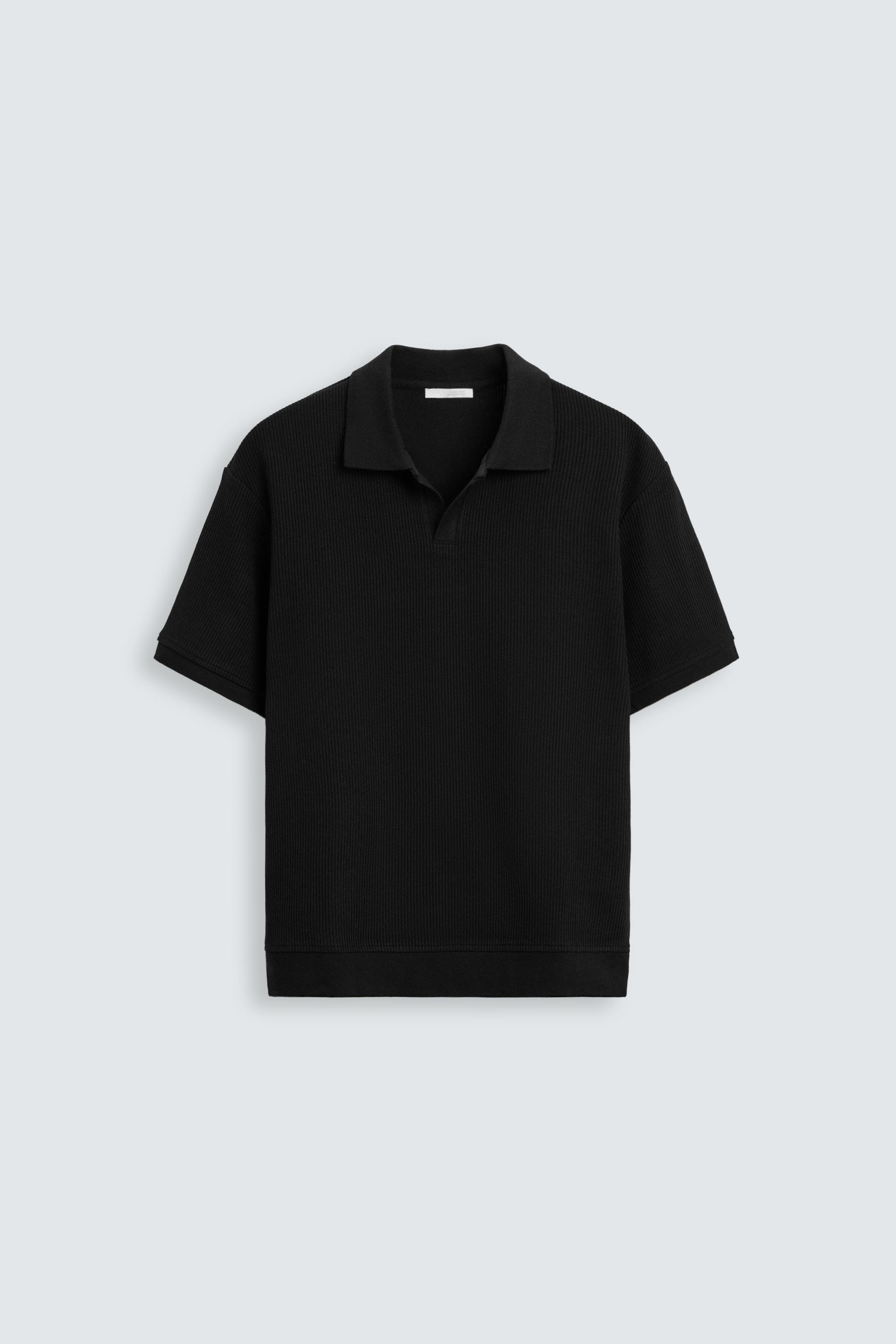 VERTICAL TEXTURED POLO