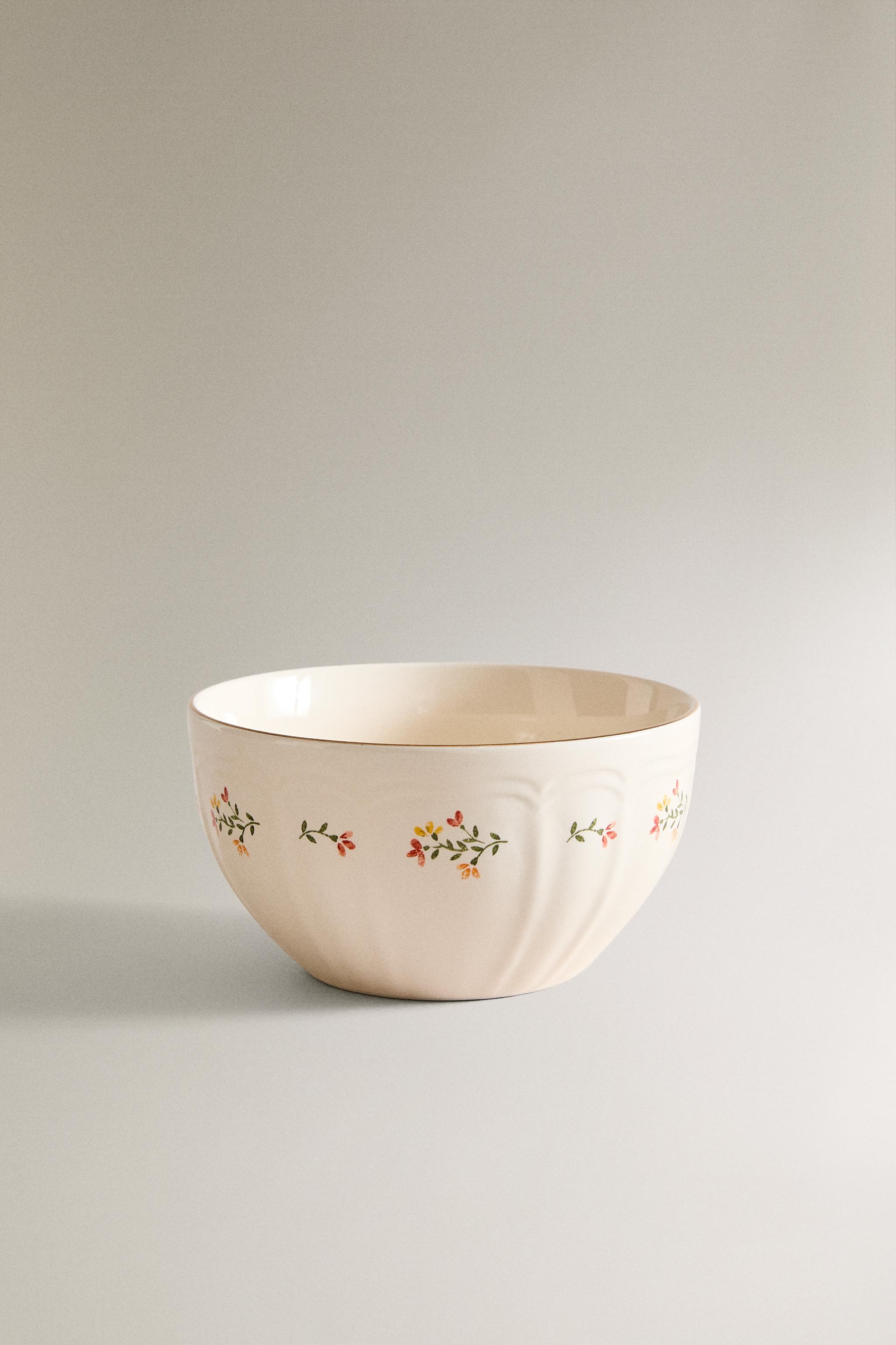 FLORAL PORCELAIN BOWL