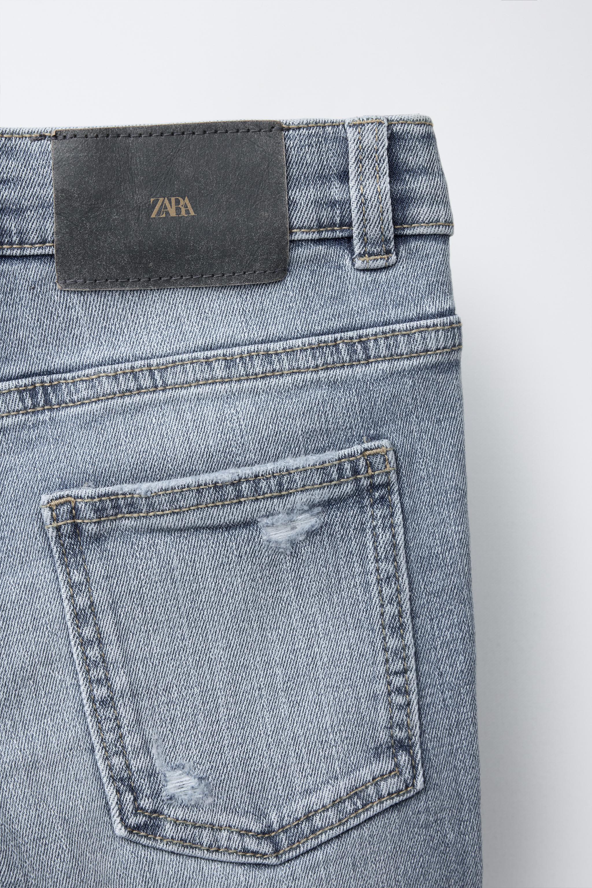 RIPPED SKINNY FIT JEANS