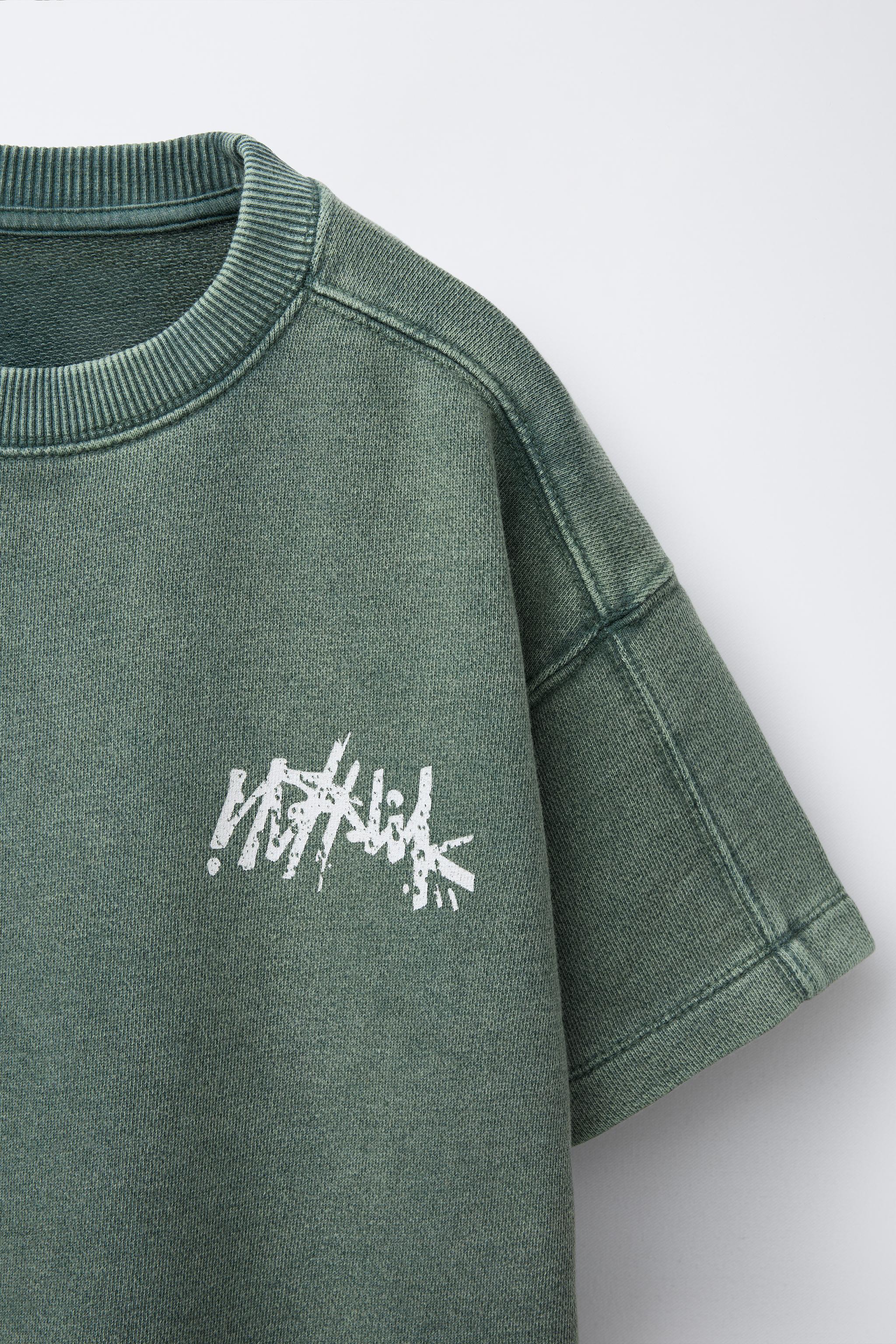 GRAFFITI WASHED EFFECT T-SHIRT