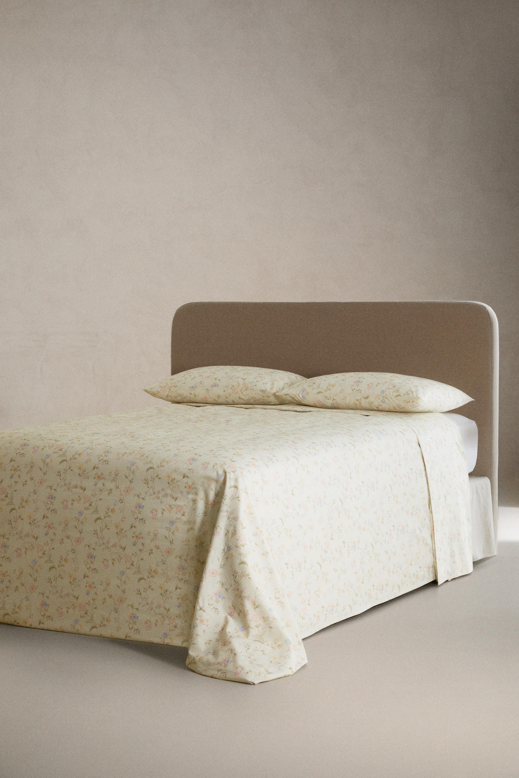 FLORAL PRINT DUVET COVER