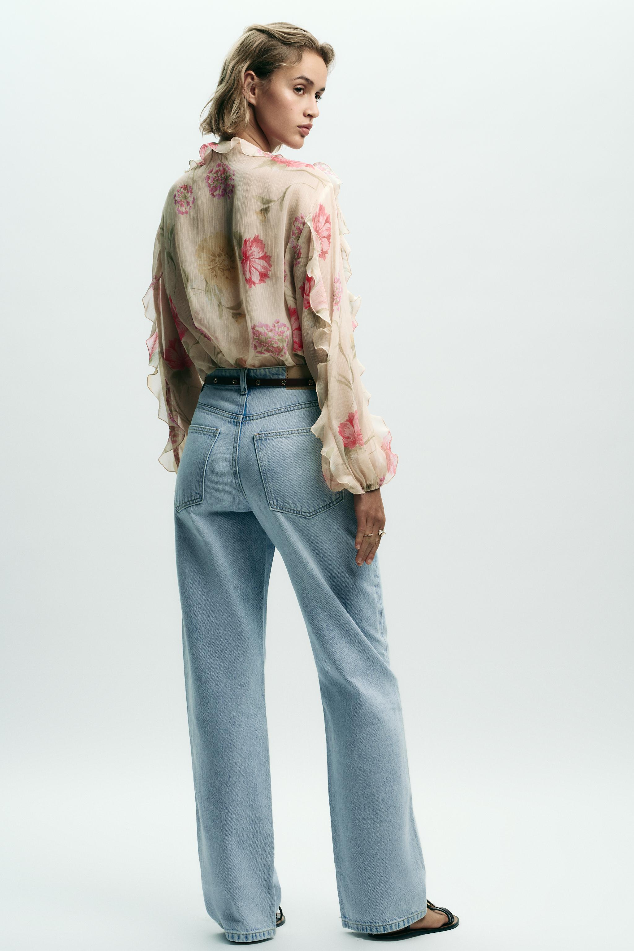 Z1975 HIGH-WAISTED REGULAR FIT JEANS WITH BELT