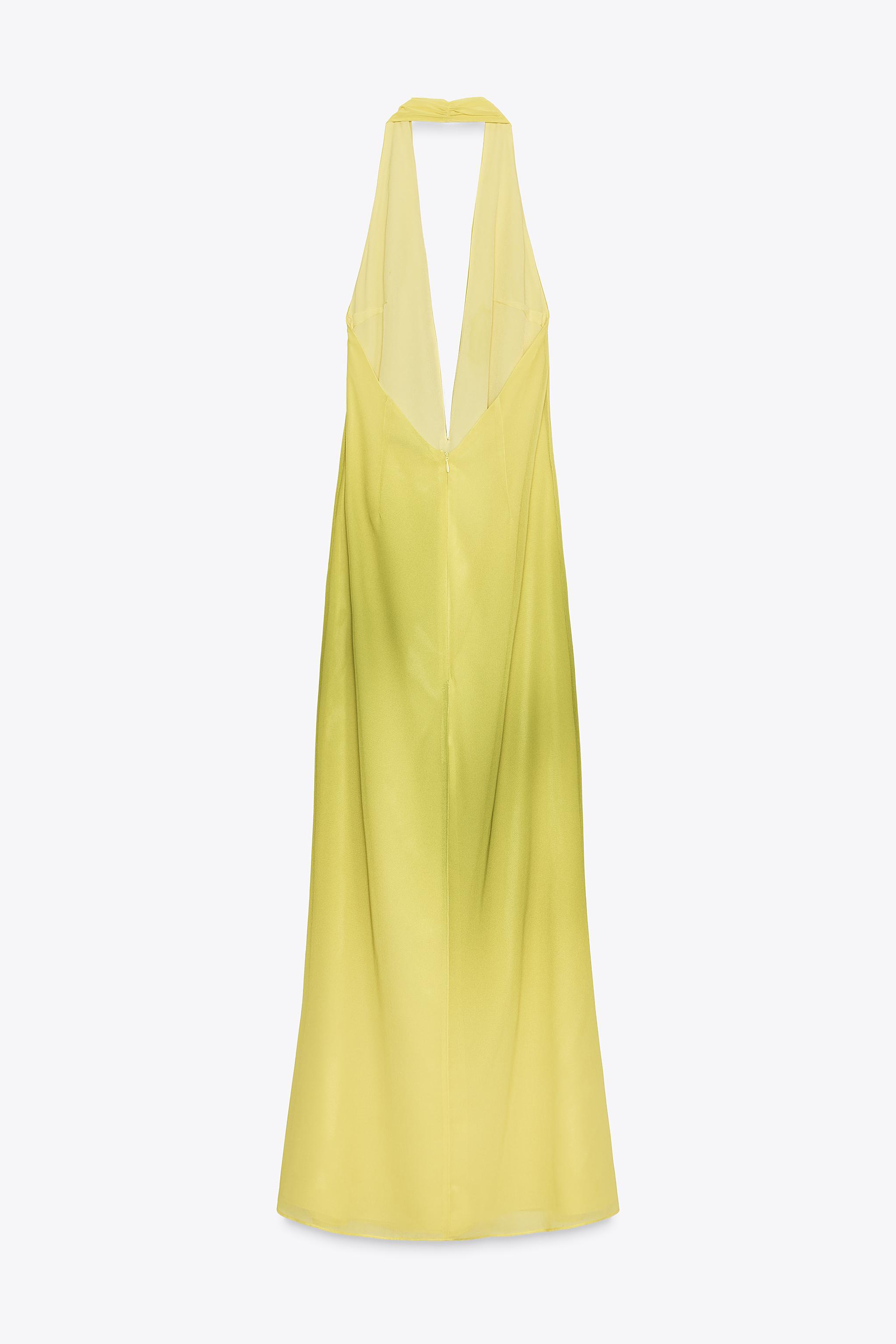 PRINTED KNOT LONG DRESS