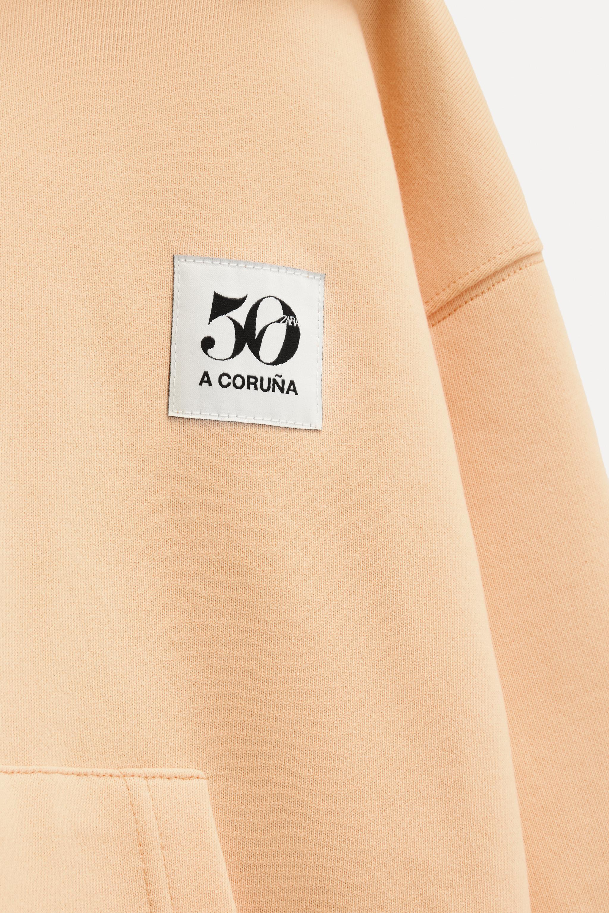 6-14 YEARS/ 50TH ANNIVERSARY LABEL ZIP-UP SWEATSHIRT