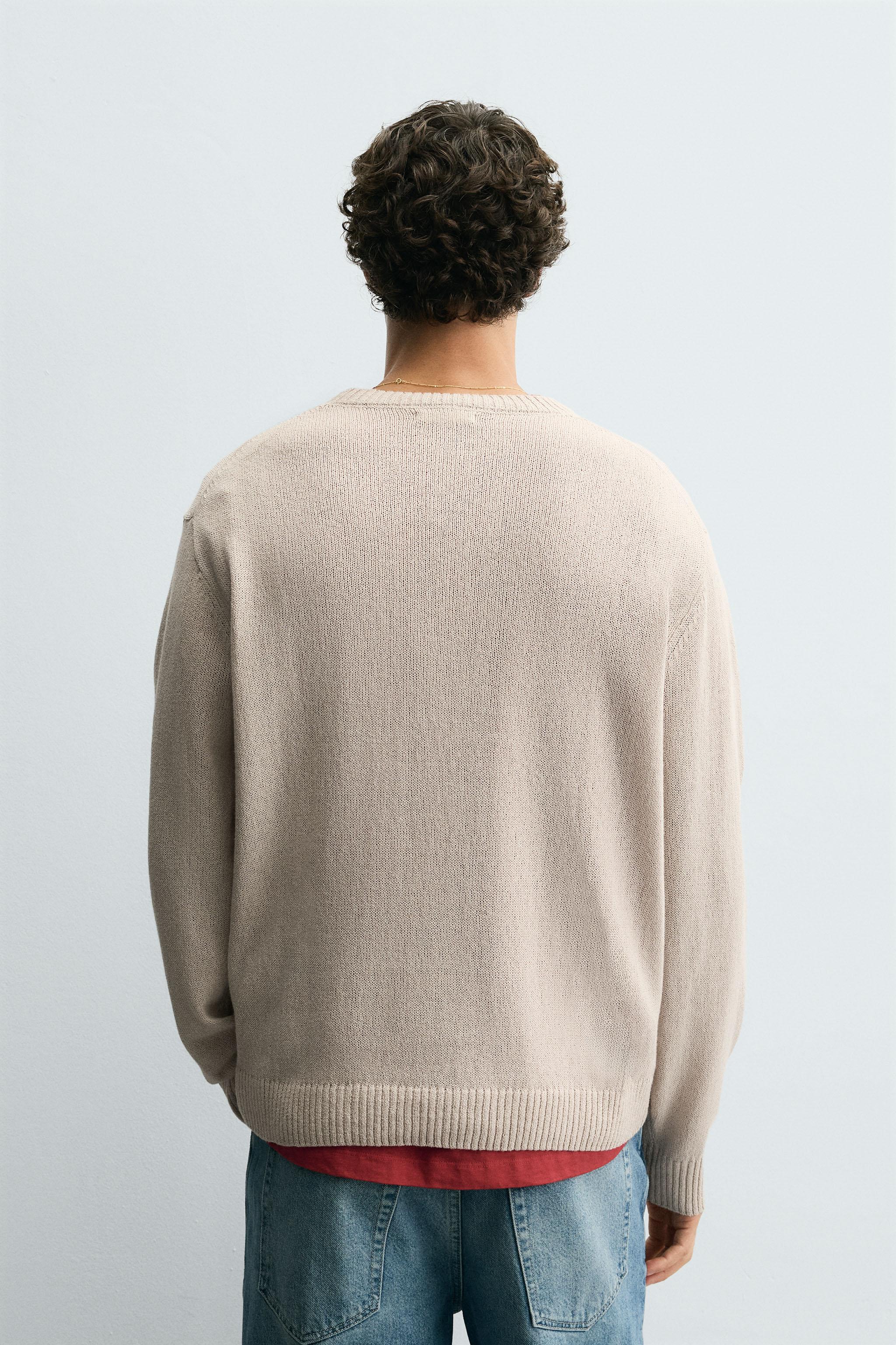 TEXTURED RELAXED FIT SWEATER