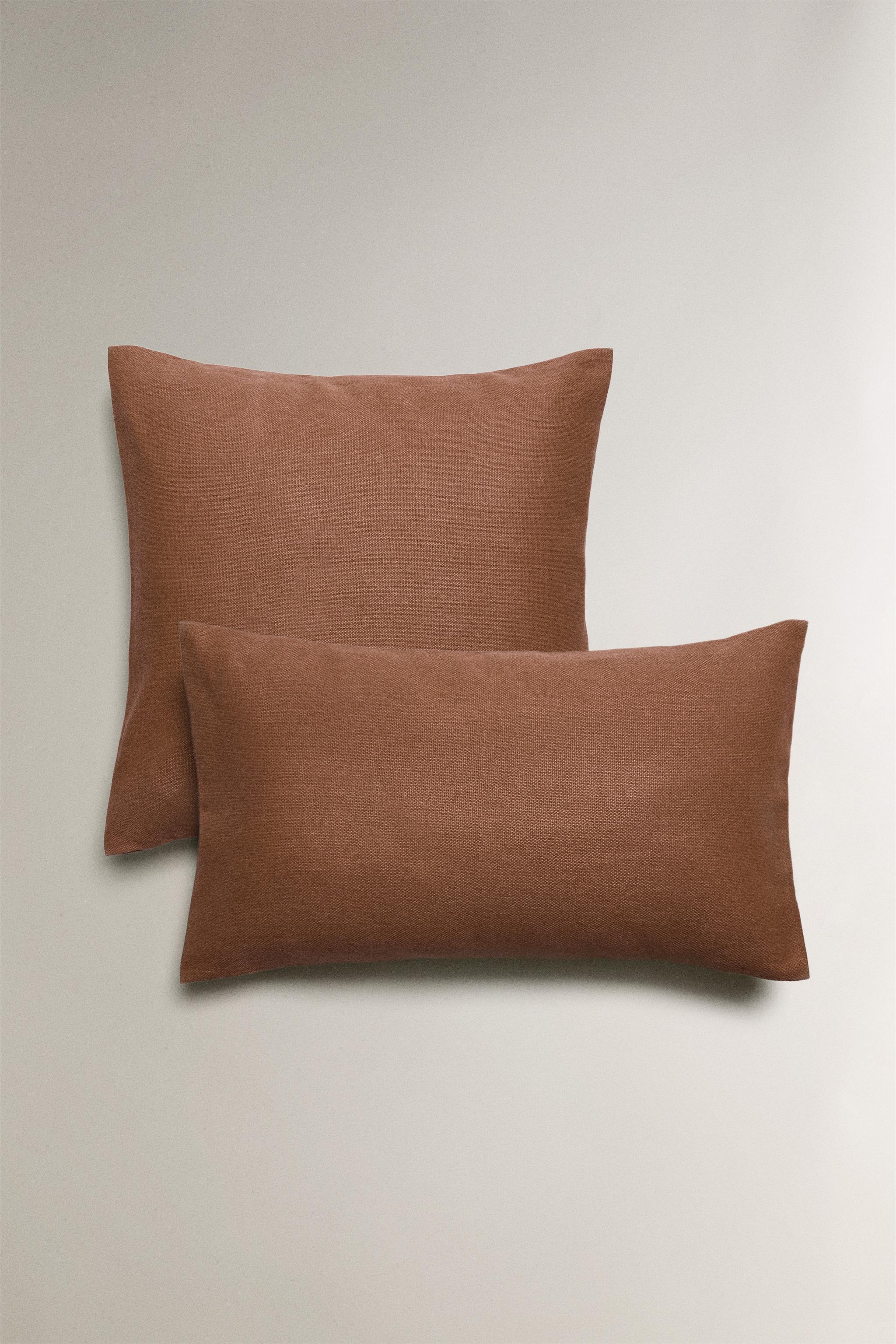 PLAIN THROW PILLOW COVER