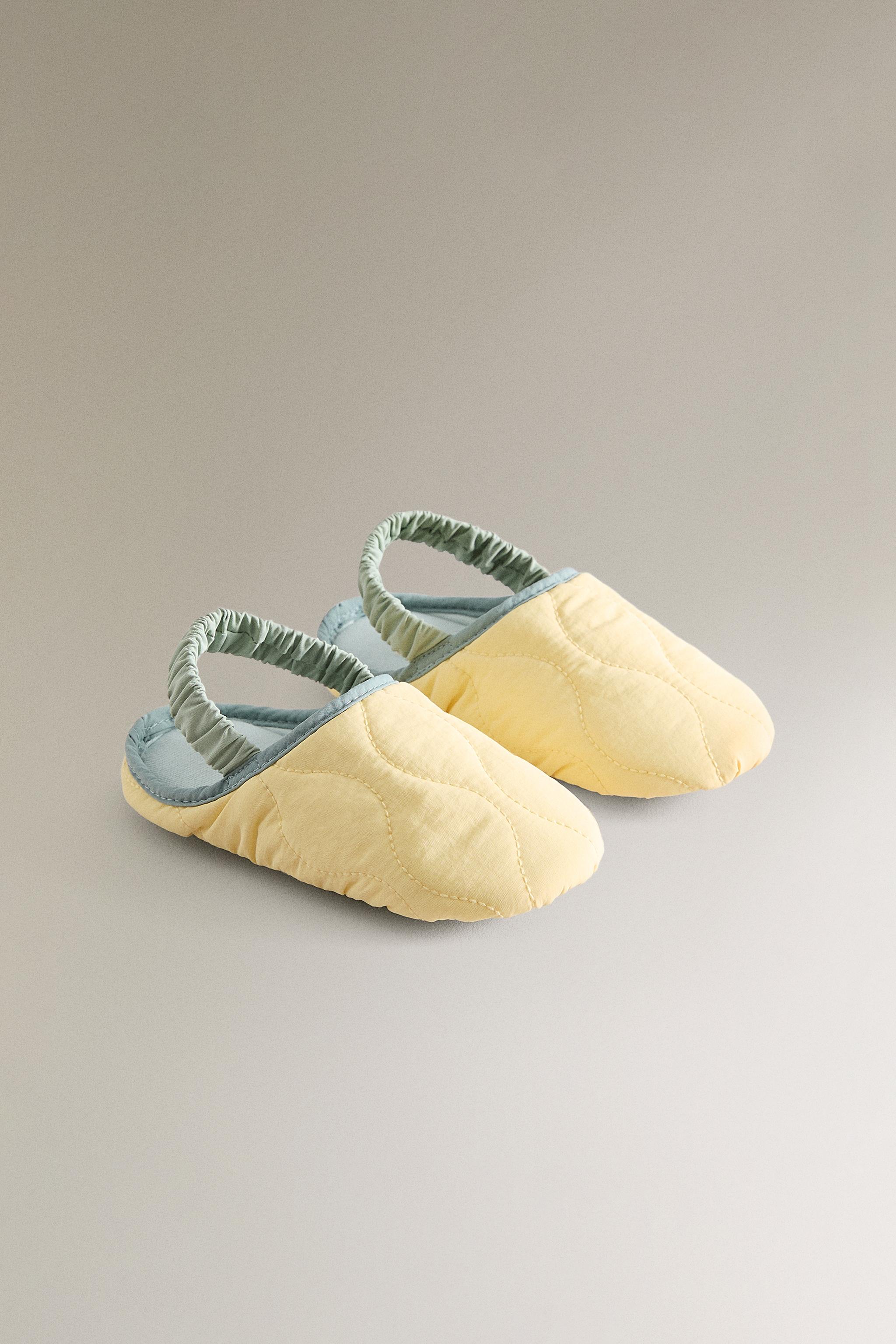 CHILDREN'S QUILTED MULE SLIPPERS