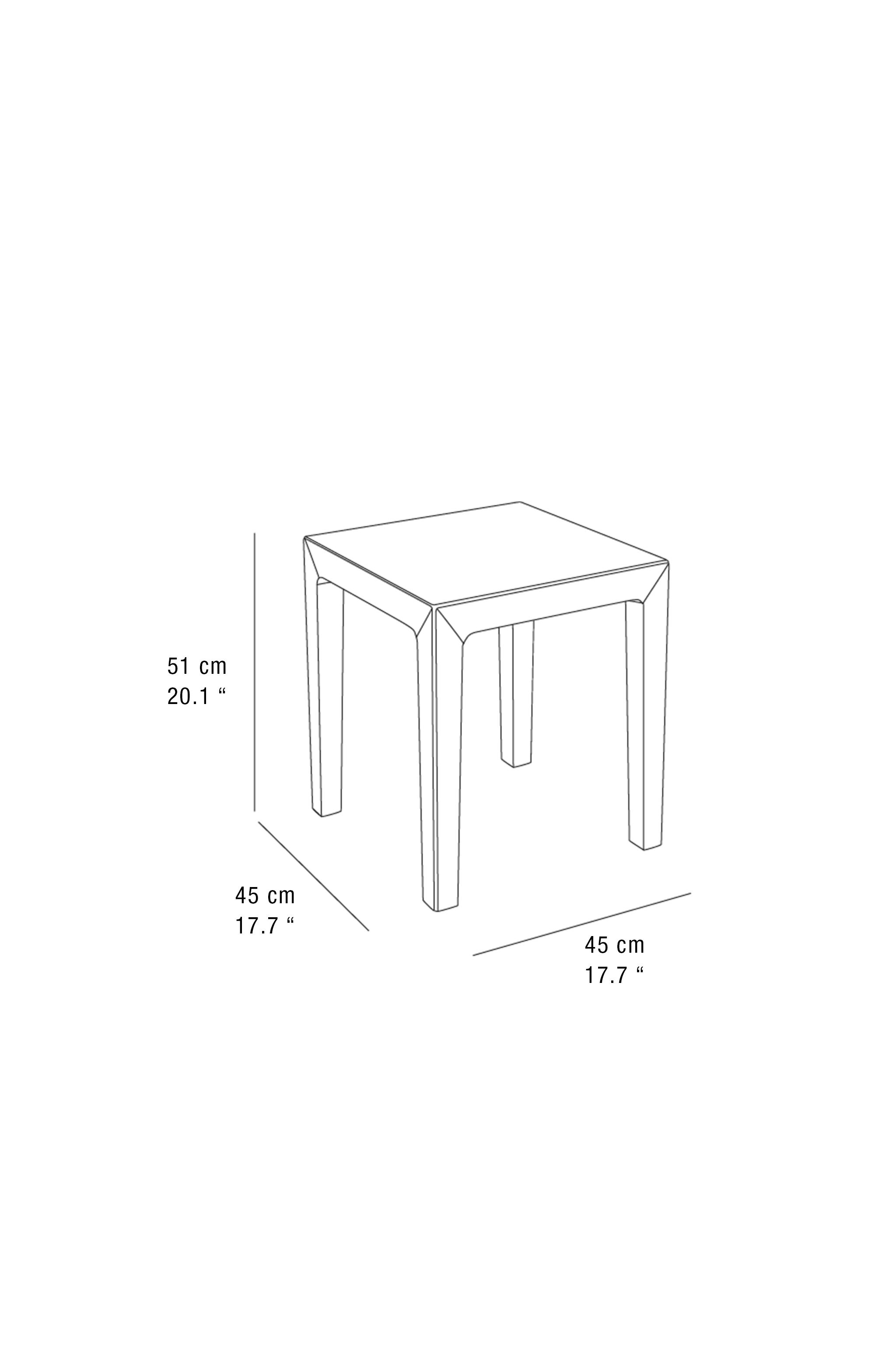 DARK WOODEN SIDE TABLE