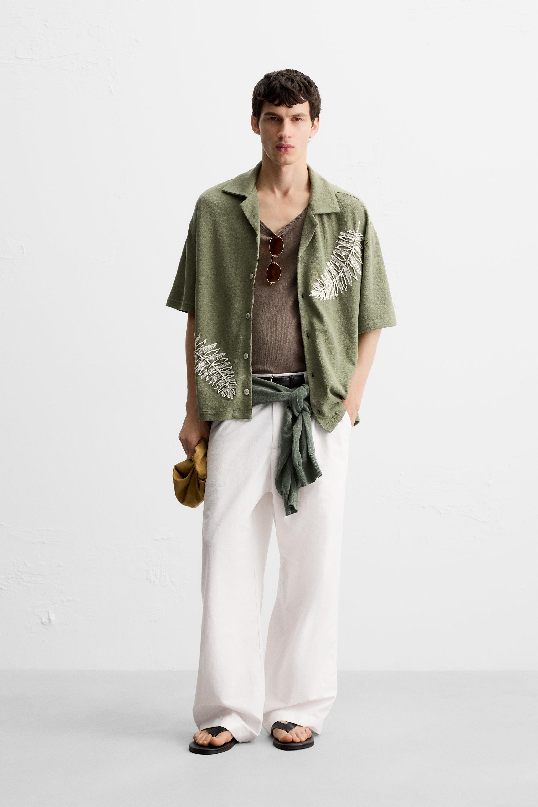 EMBROIDERED BEADED SHIRT